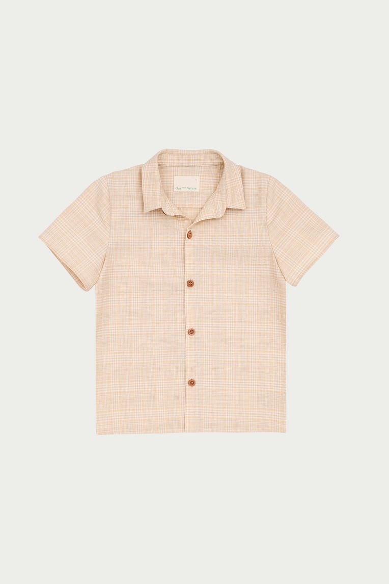 Boy's Plaid Collared Shirt