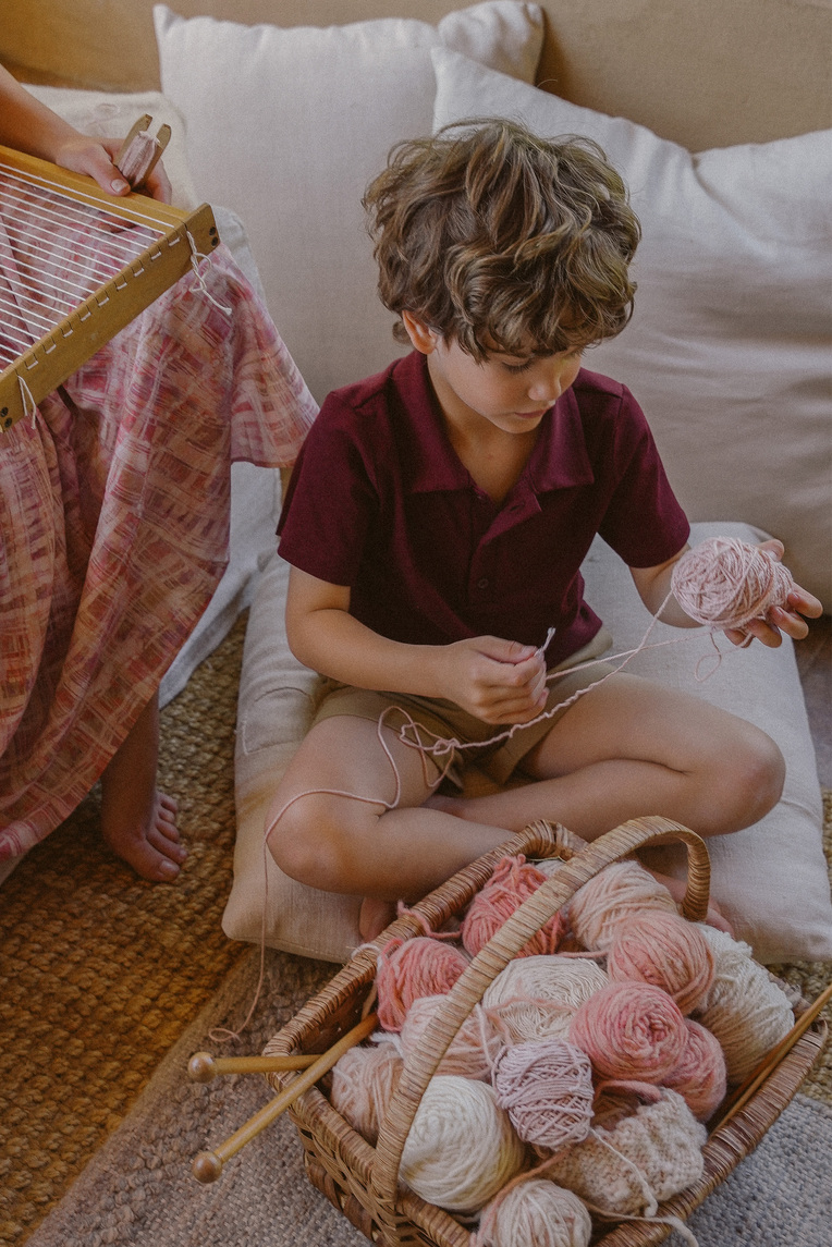 Boy’s Knitted Jersey Polo