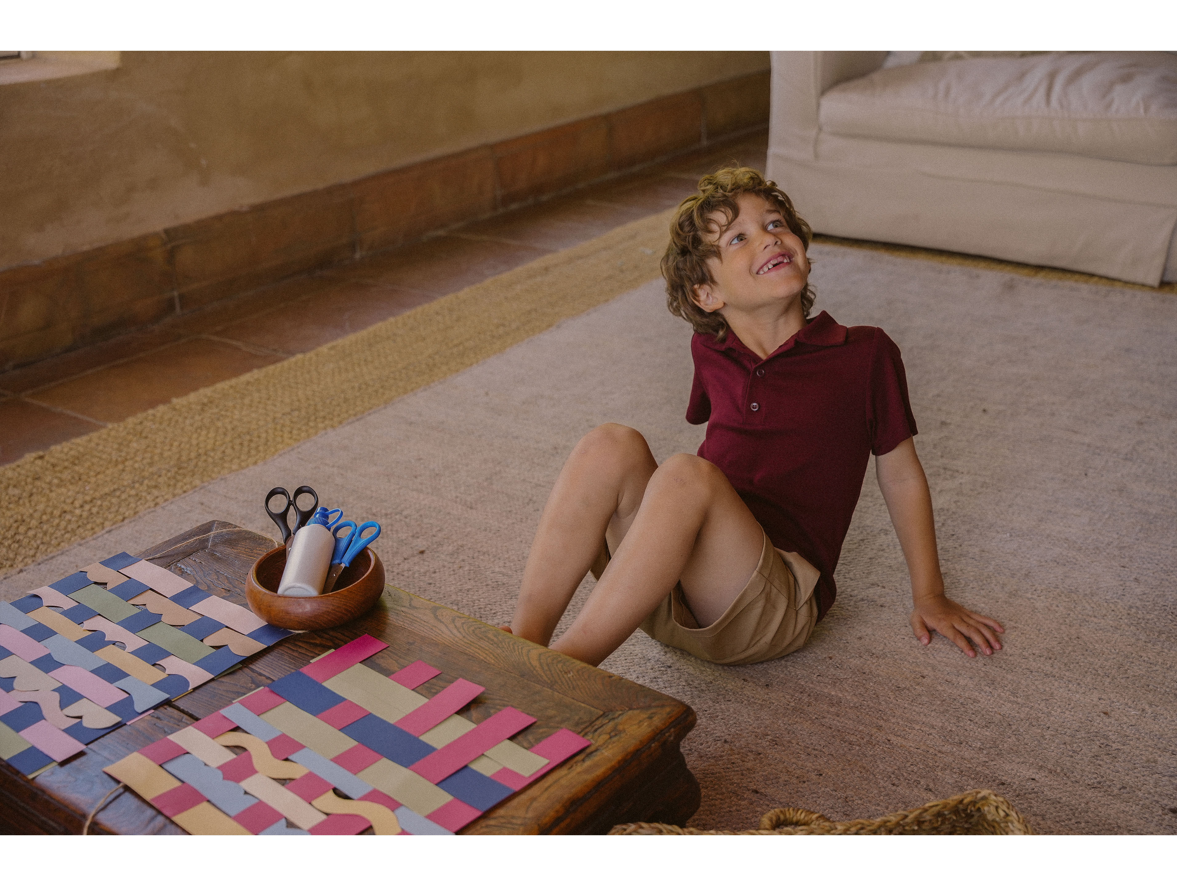 Boy’s Knitted Jersey Polo