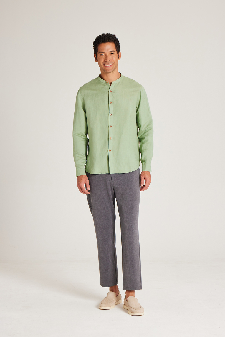 Linen Long Sleeve Shirt