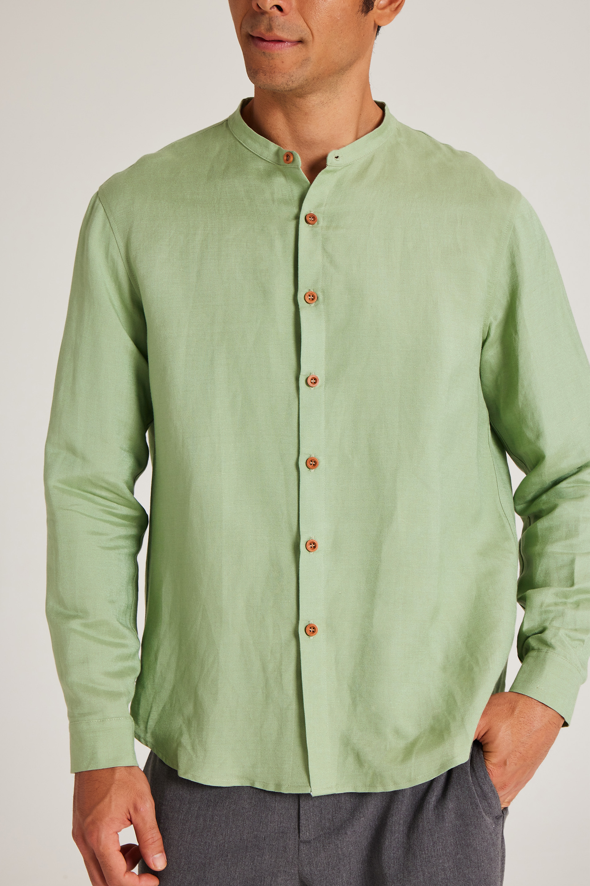 Linen Long Sleeve Shirt