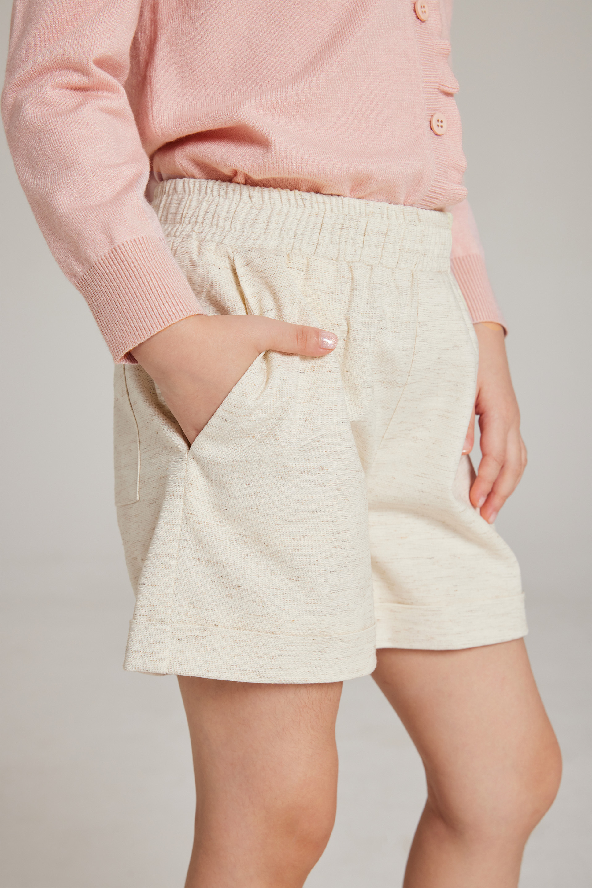 Cuffed Hem Shorts