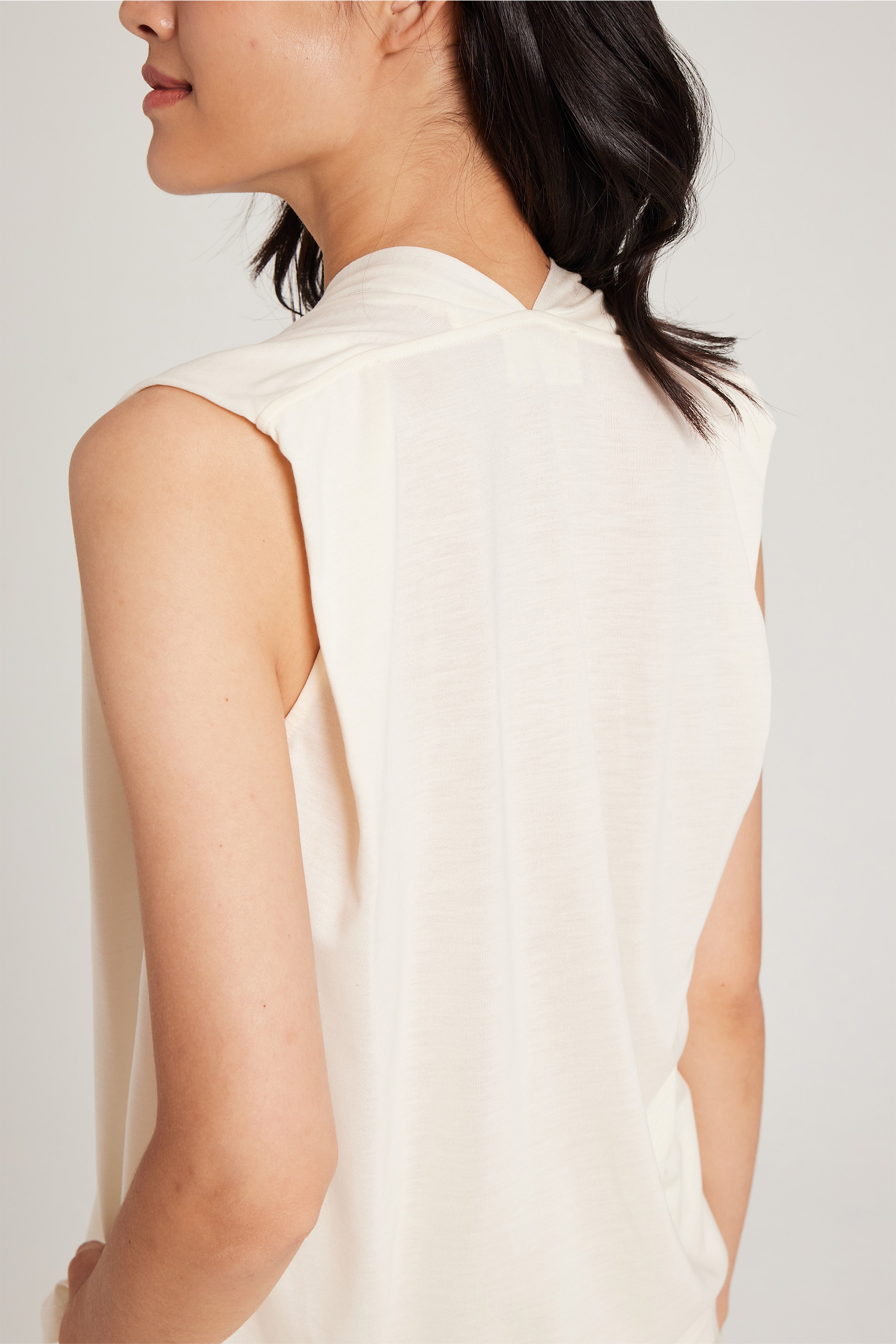 Lyocell V-Neck Top