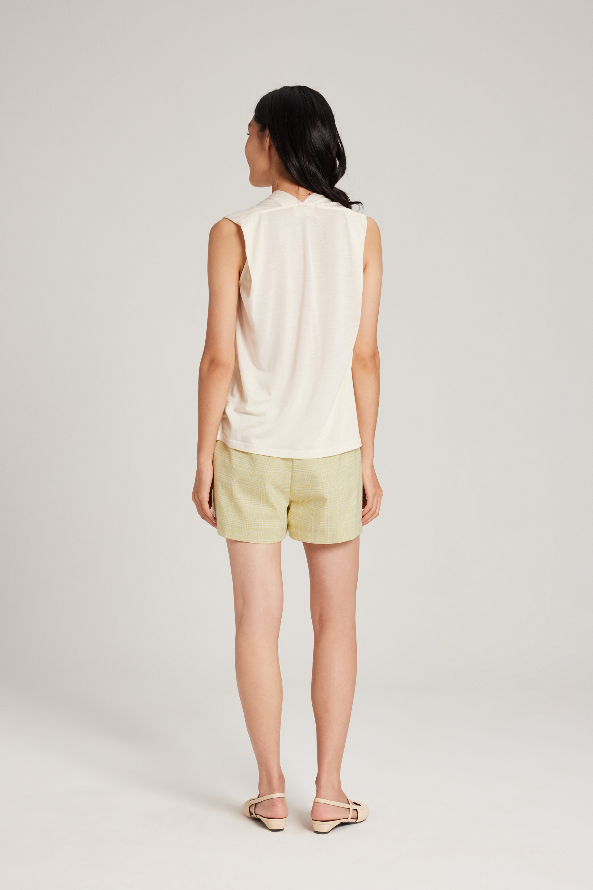 Lyocell V-Neck Top