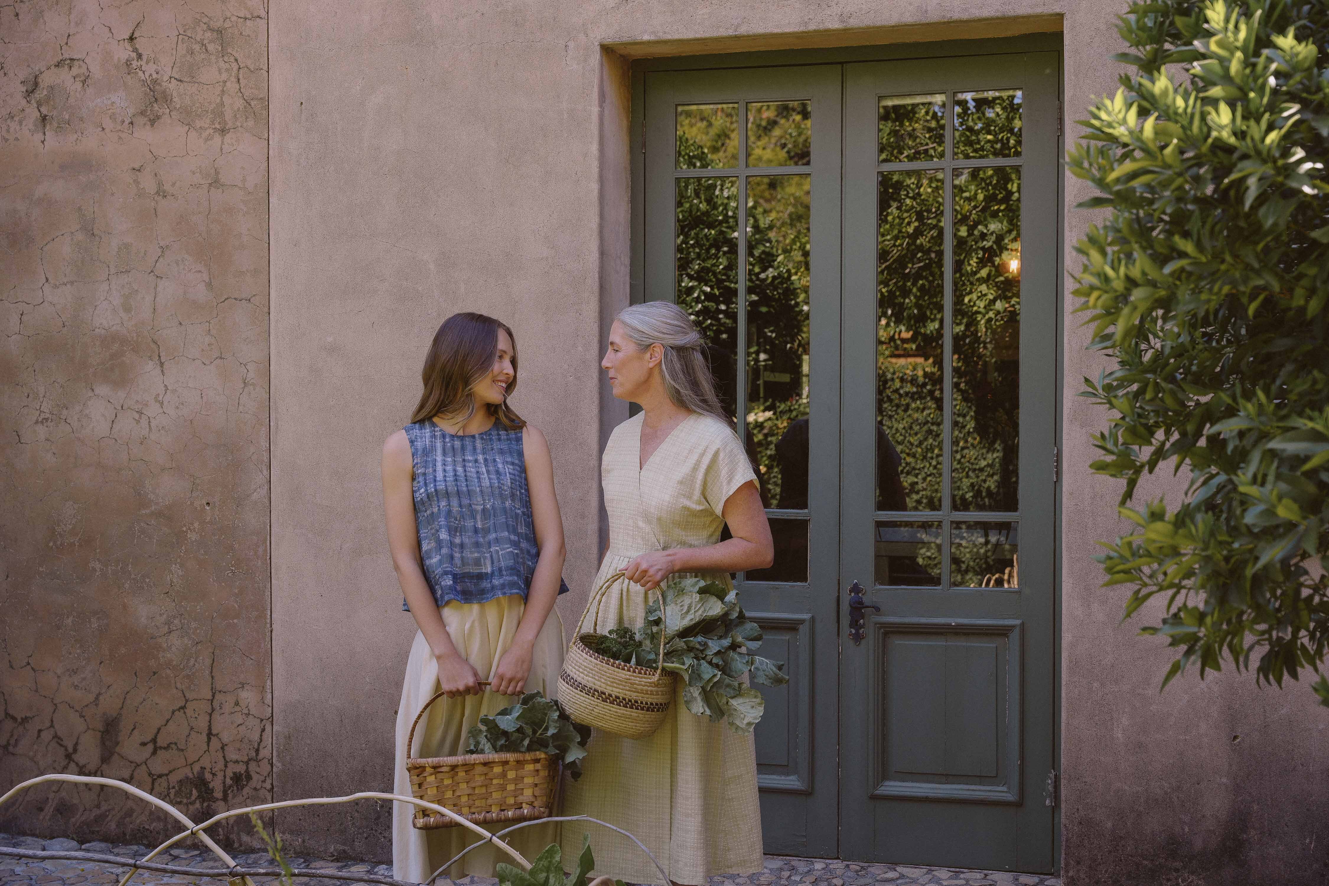 Tapestry Pintuck Top