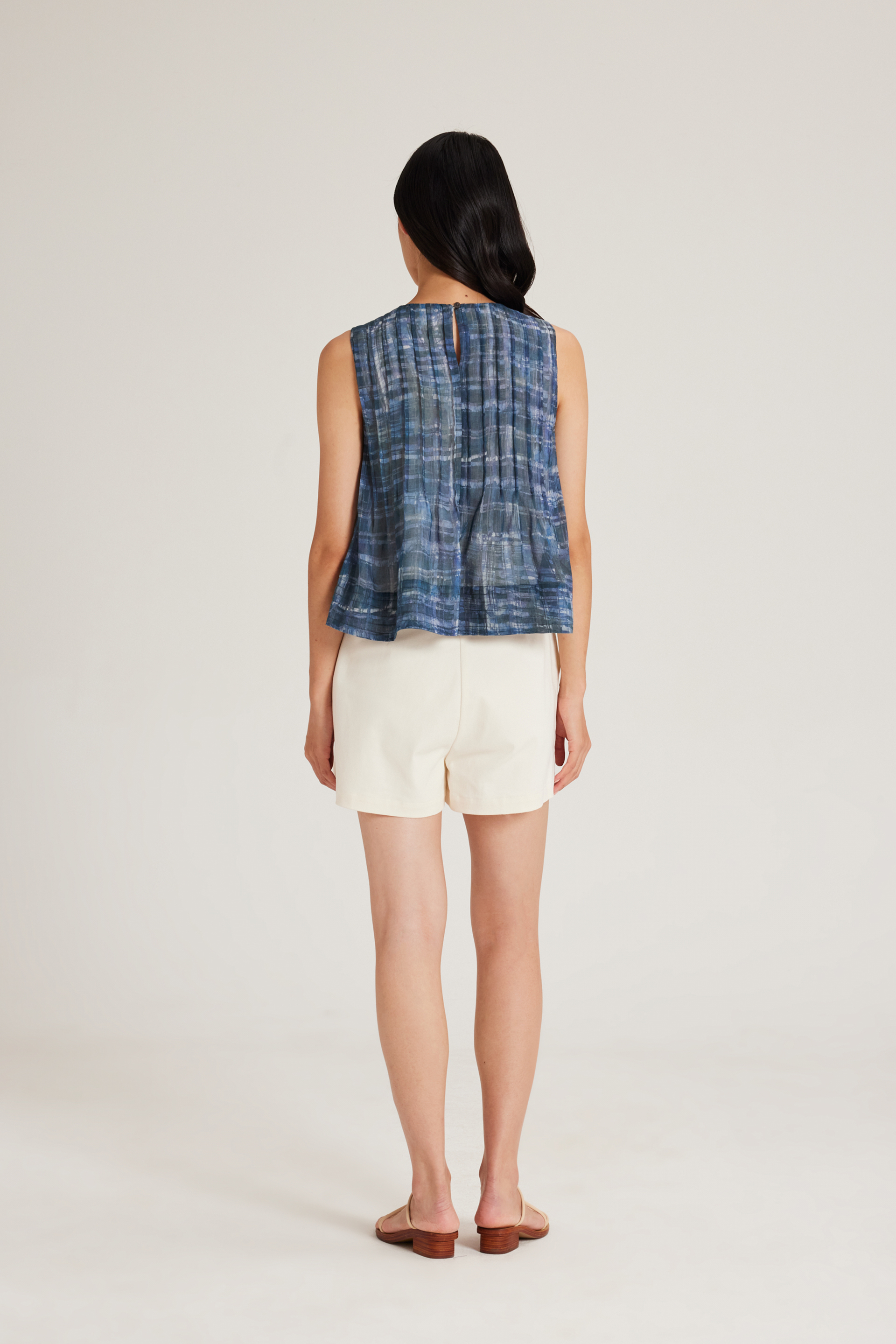 Tapestry Pintuck Top