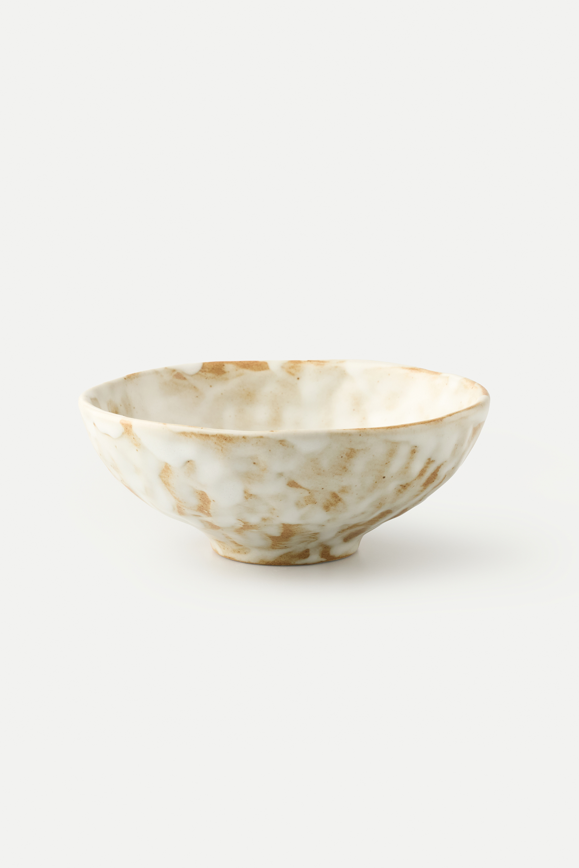 Organic Dimpled Stoneware Bowl