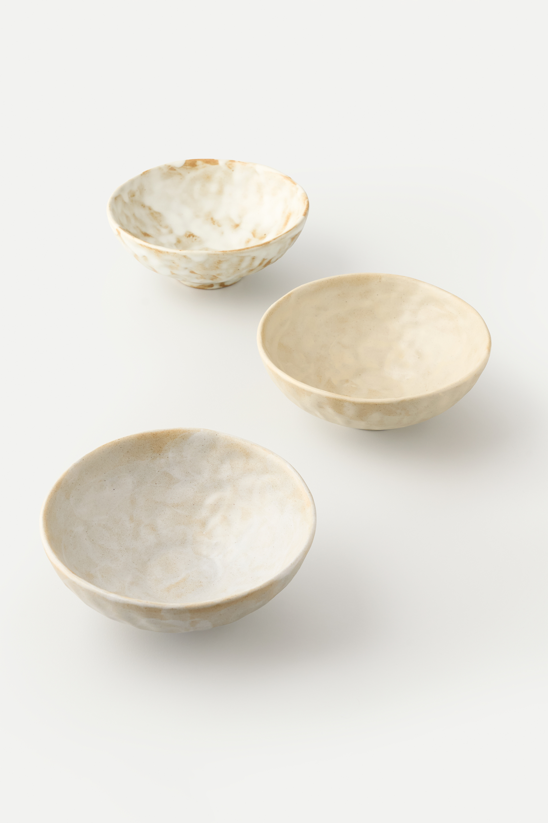 Organic Dimpled Stoneware Bowl
