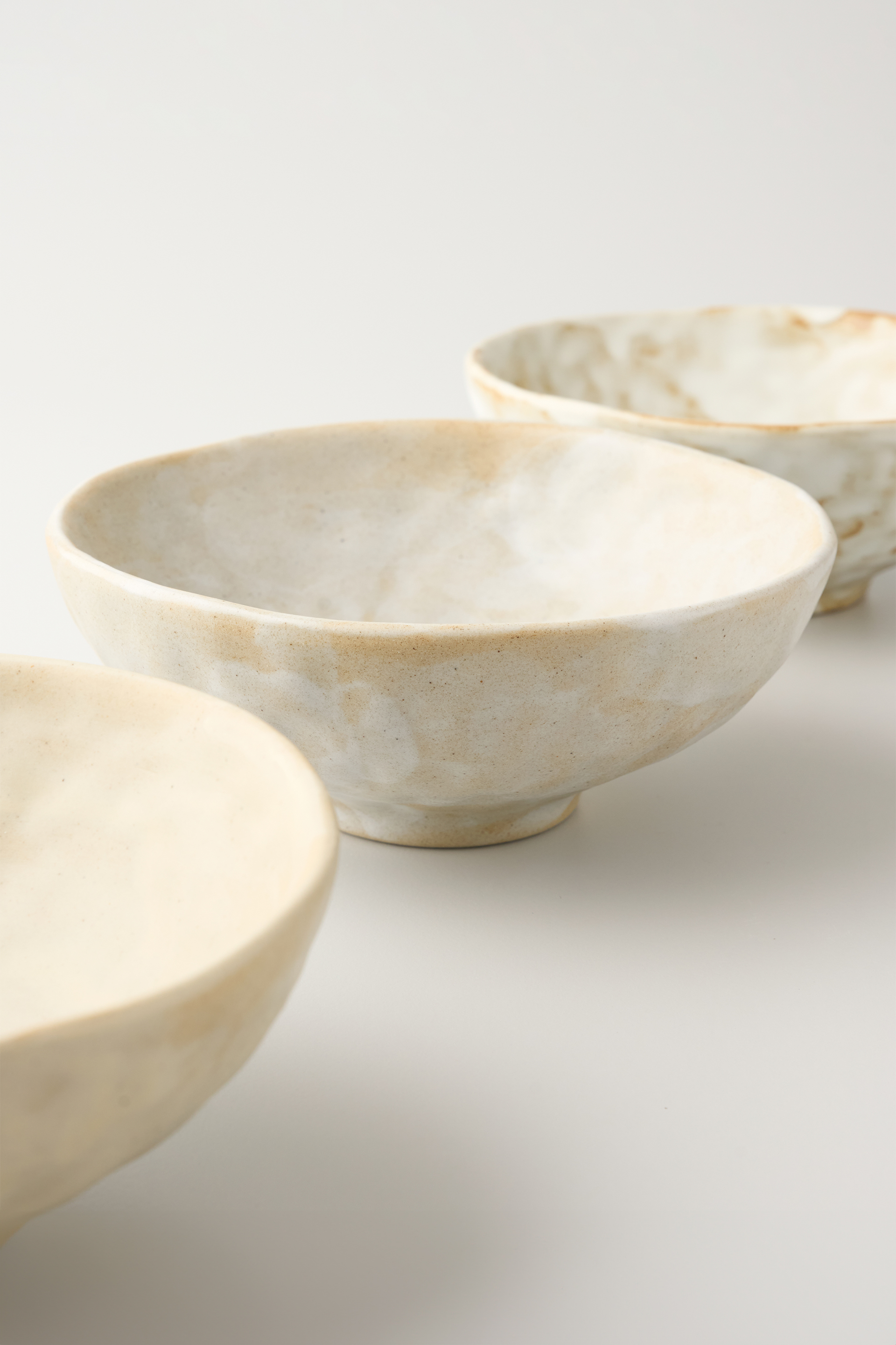 Organic Dimpled Stoneware Bowl