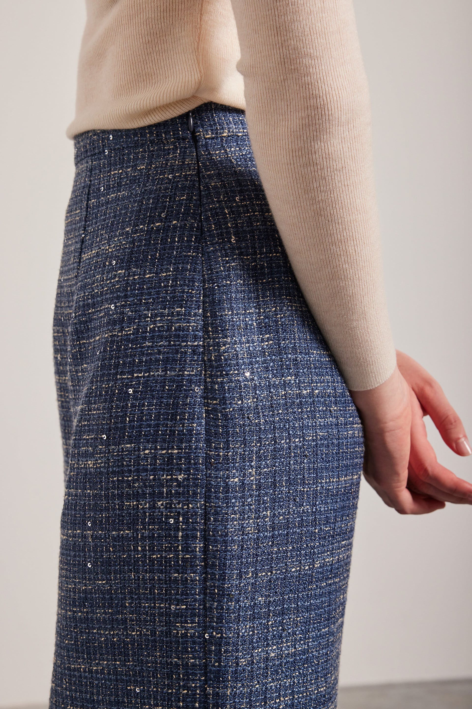 Tweed Pencil Skirt