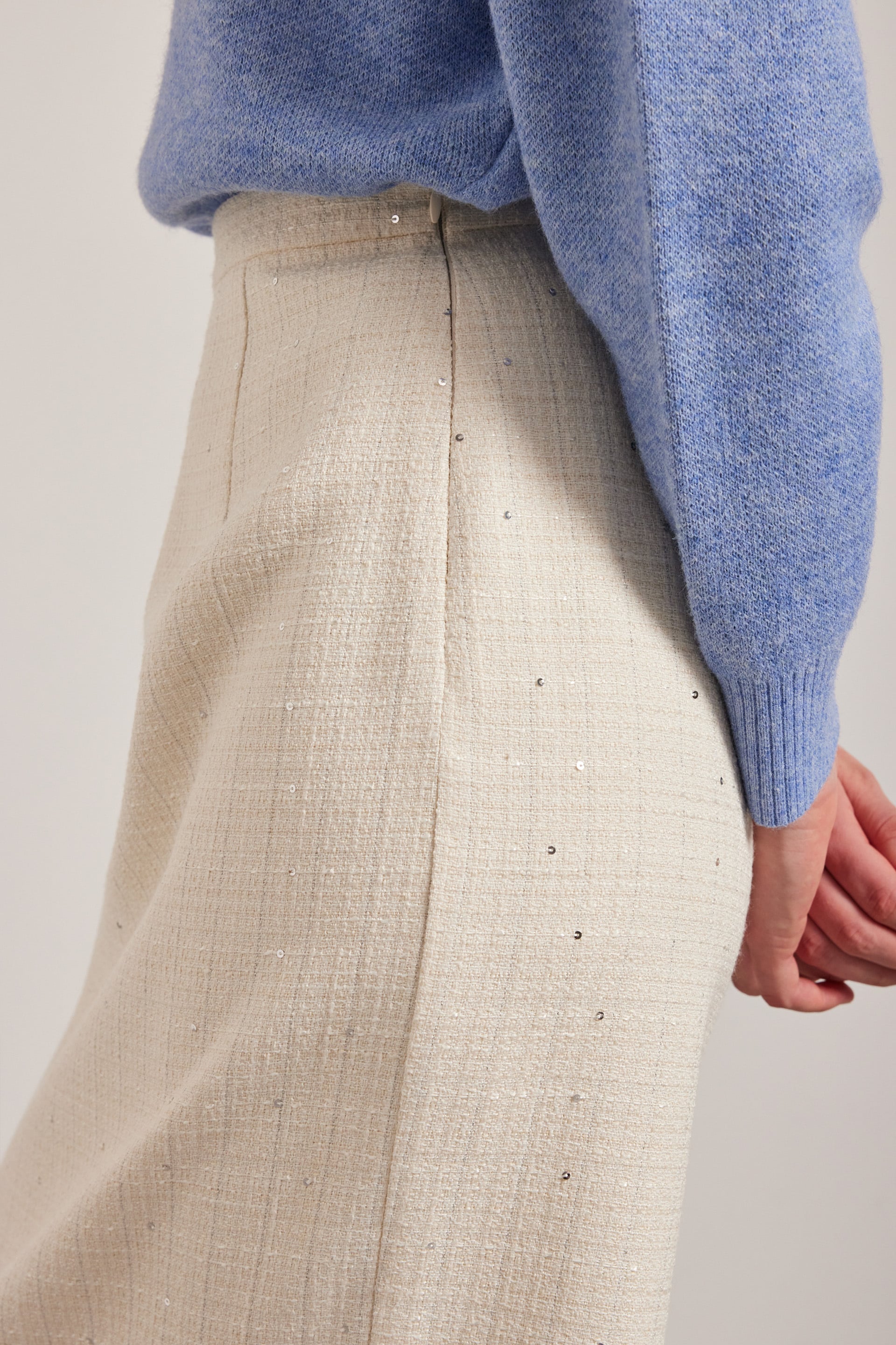 Tweed Pencil Skirt