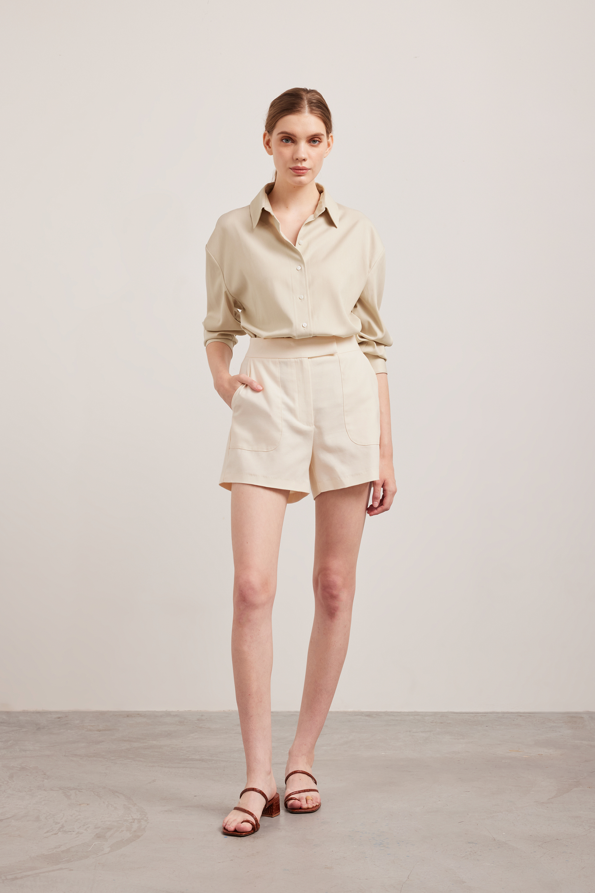 Relaxed Stitch Shorts