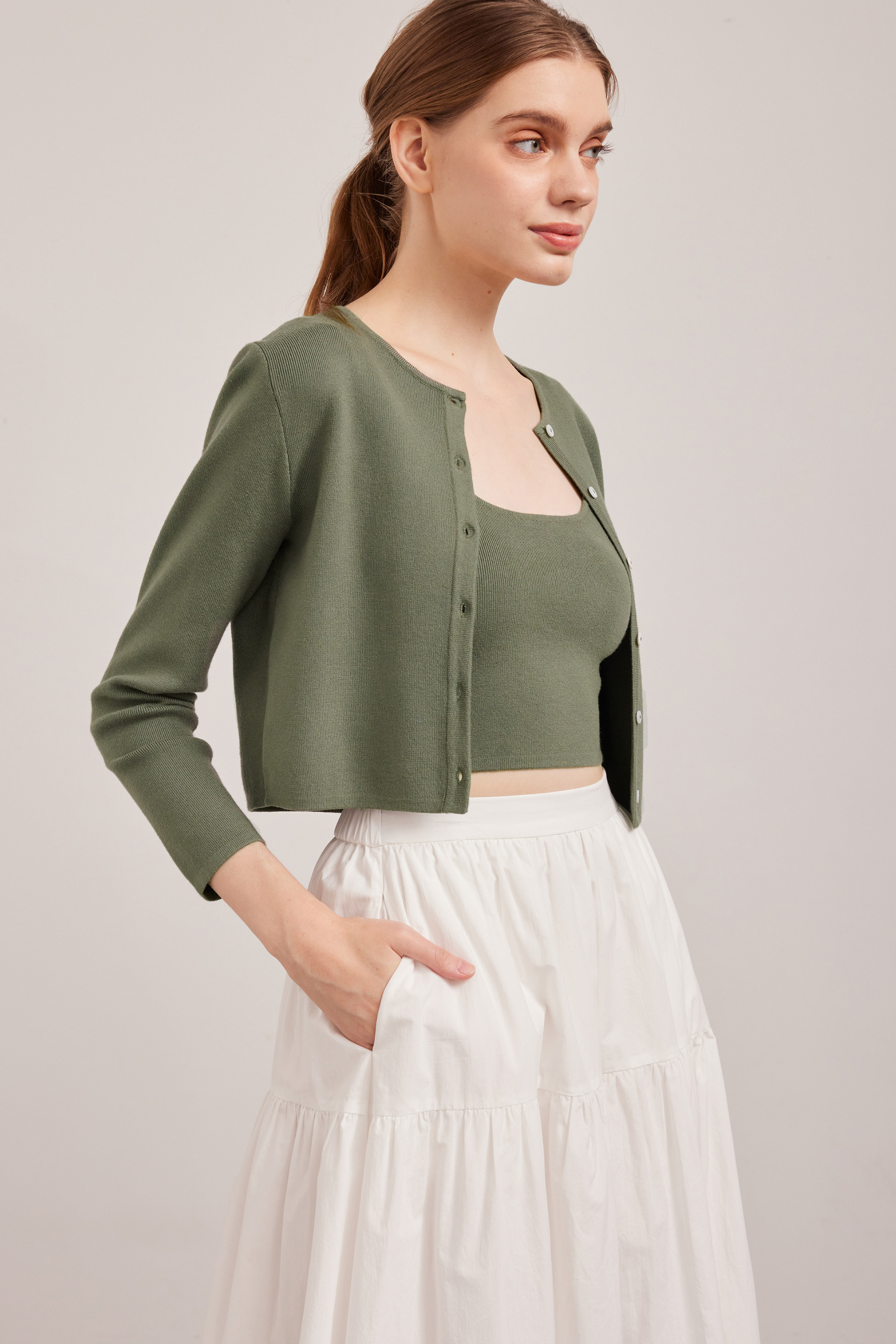 Button Knit Cardigan