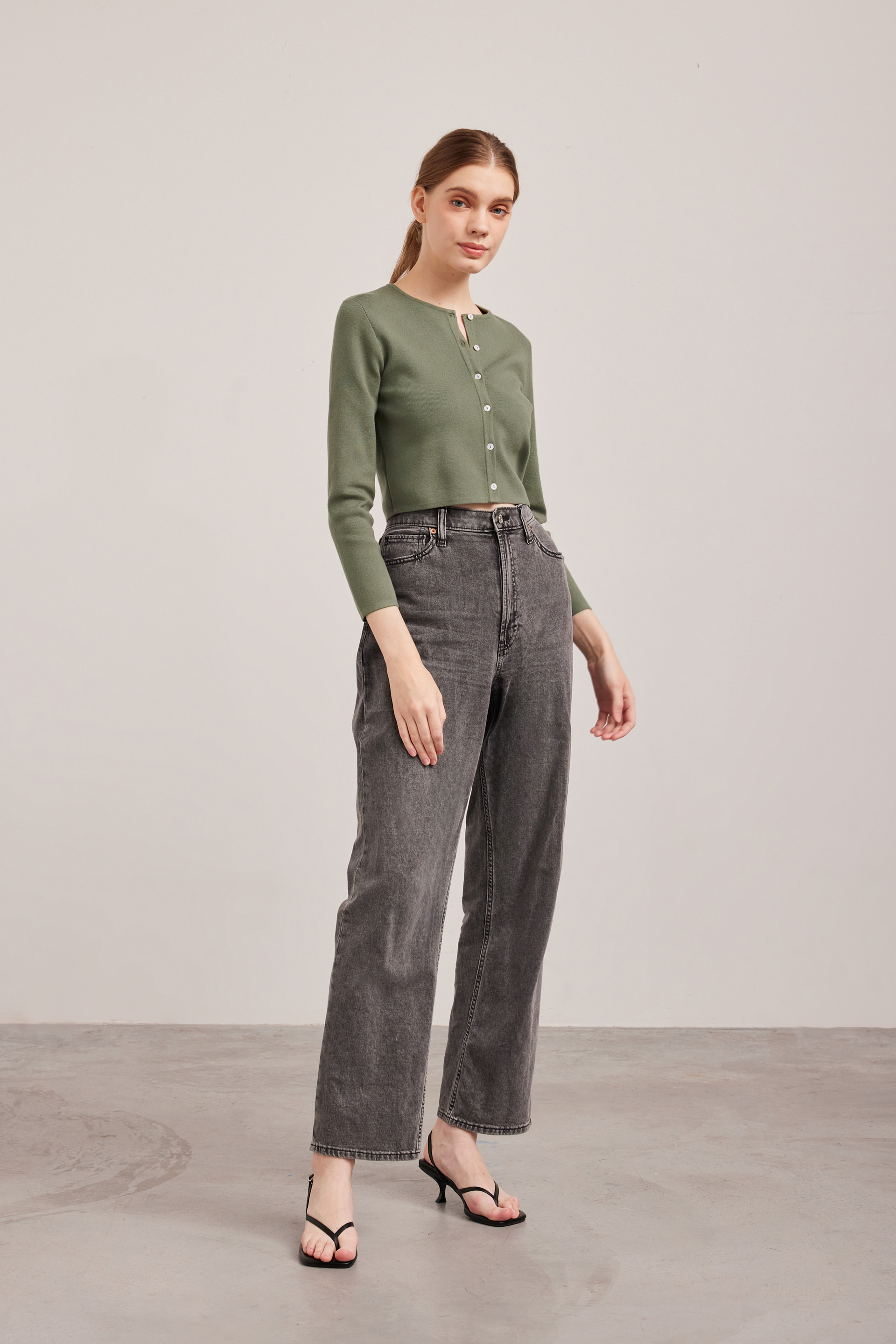 Button Knit Cardigan