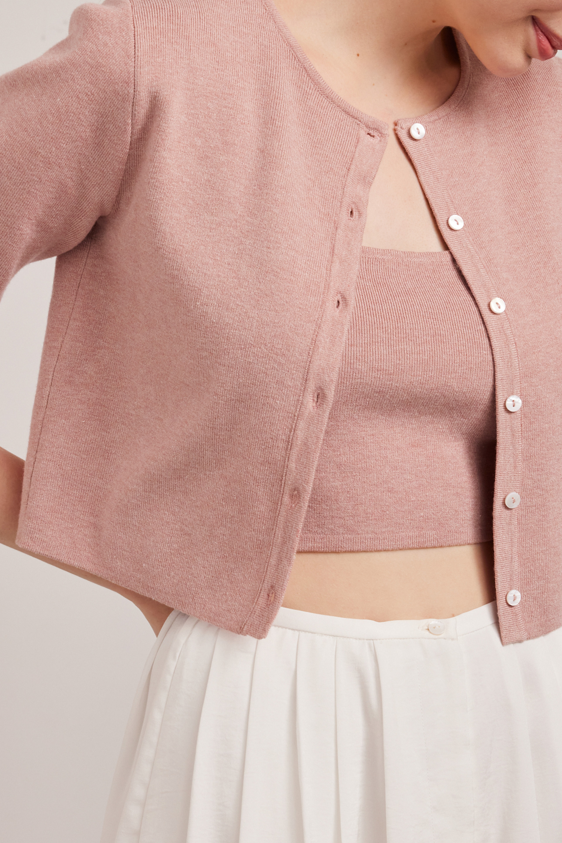 Button Knit Cardigan