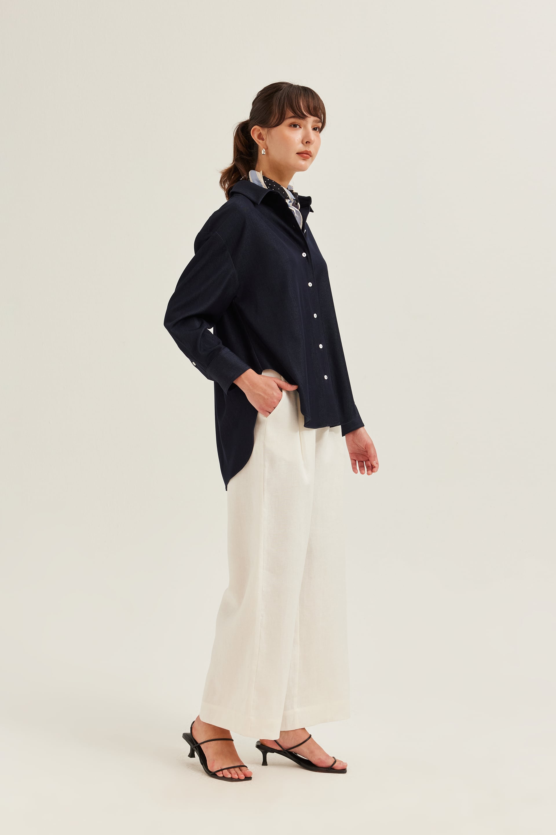 Chambray Oversized Shirt