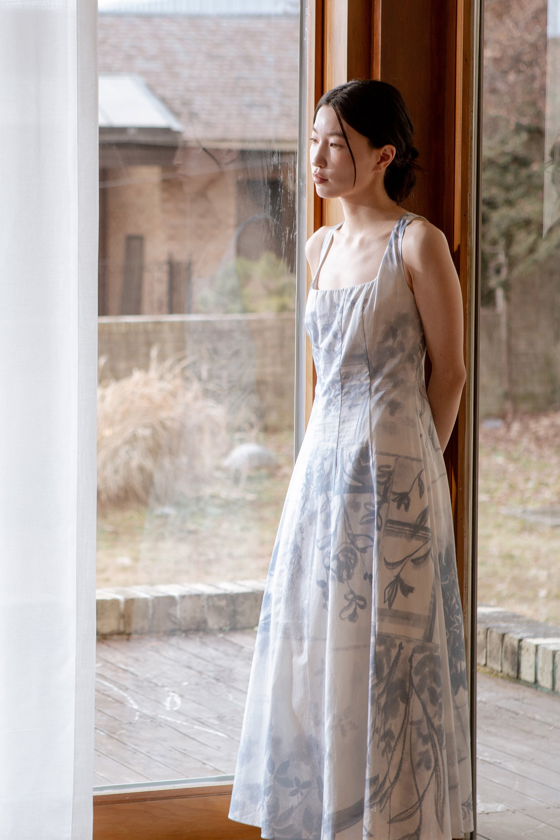 View Panelled Maxi Dress