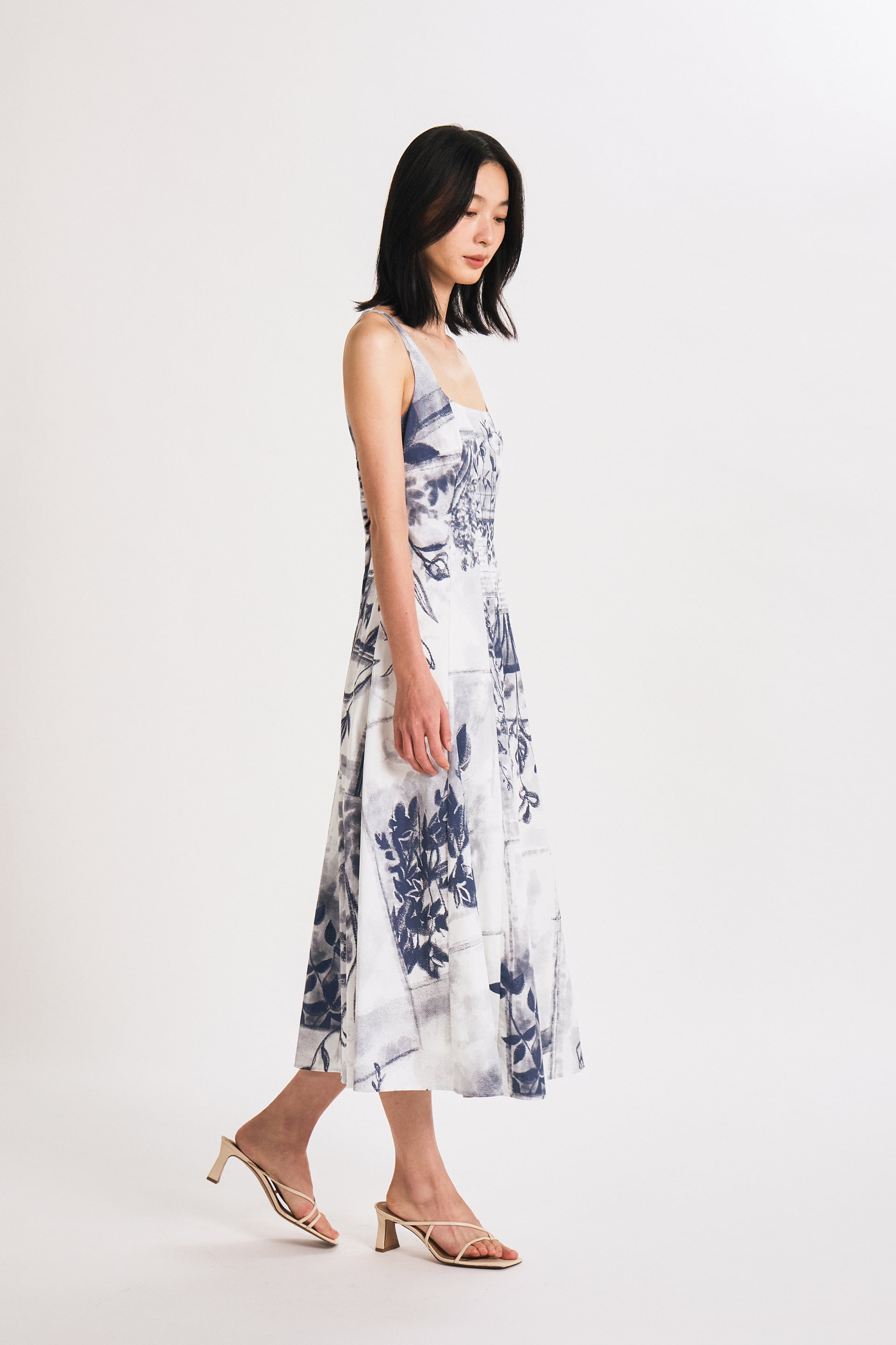 View Panelled Maxi Dress