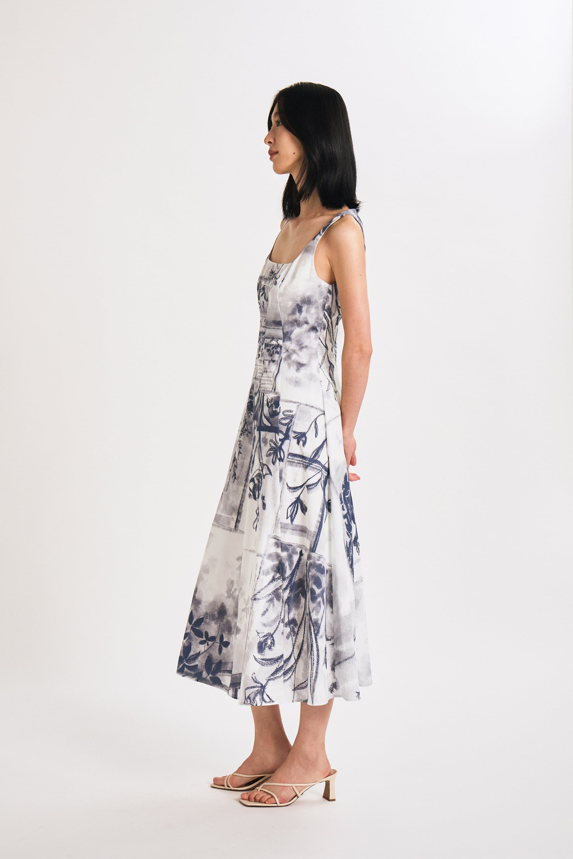 View Panelled Maxi Dress