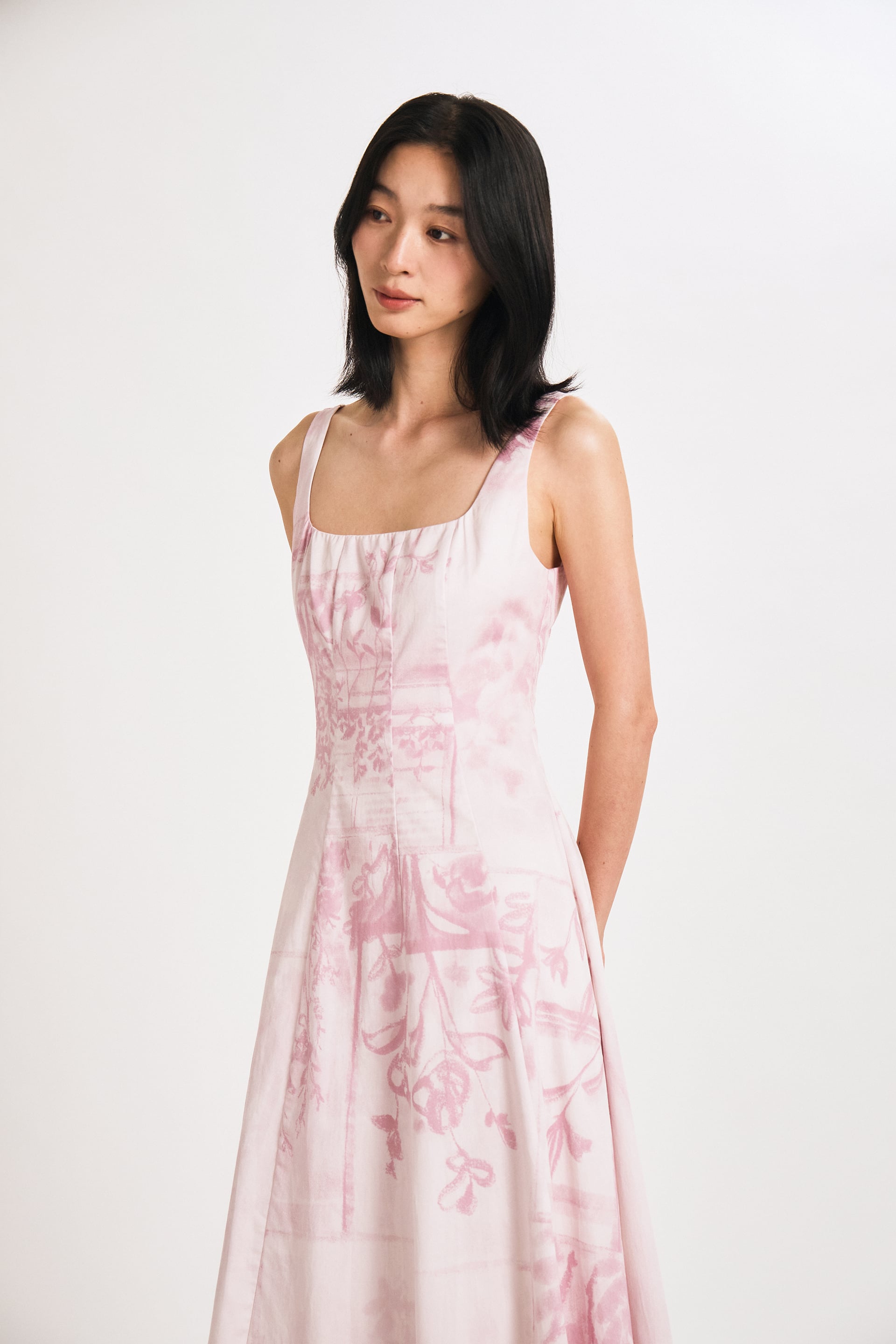 View Panelled Maxi Dress