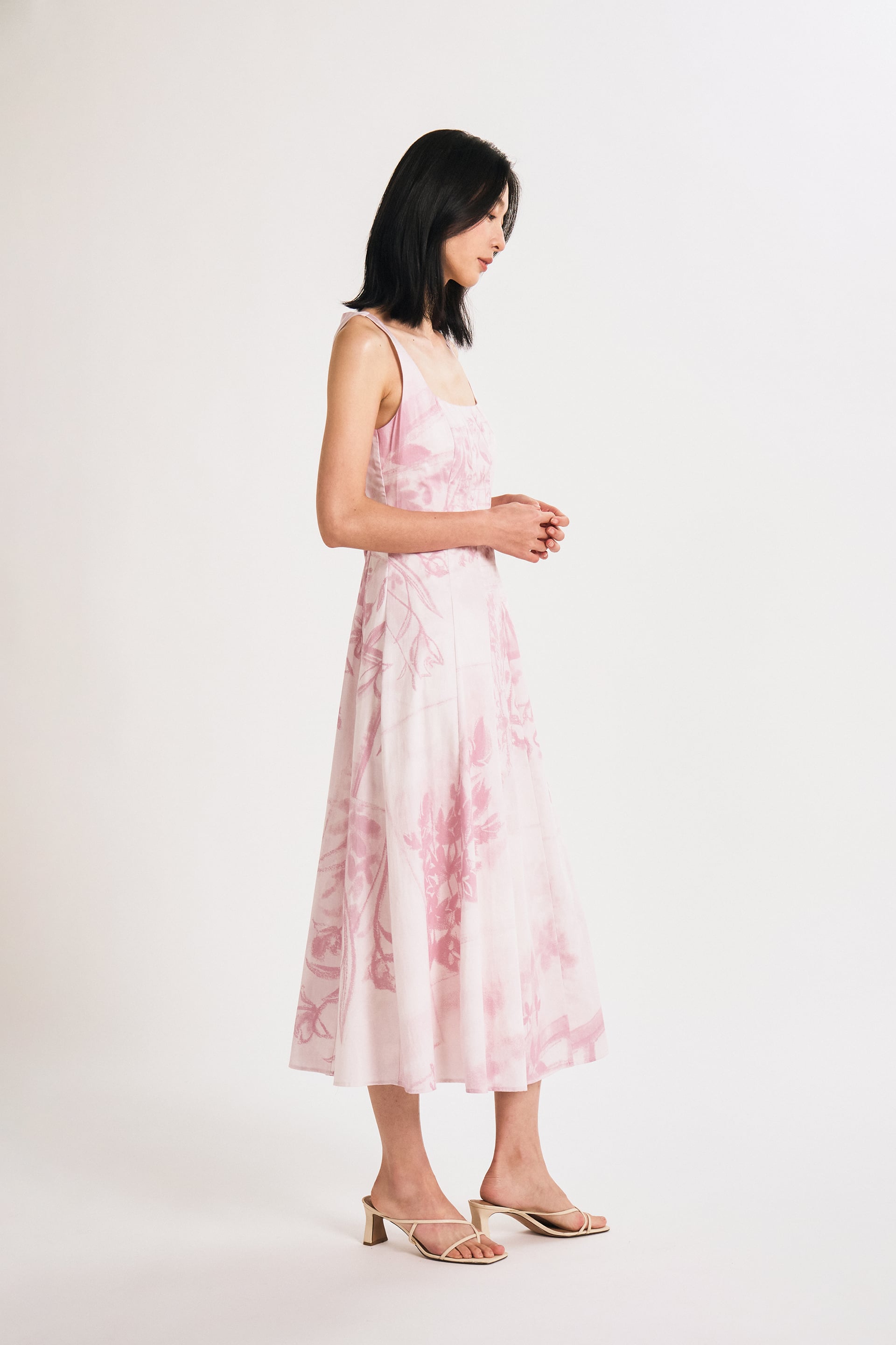 View Panelled Maxi Dress