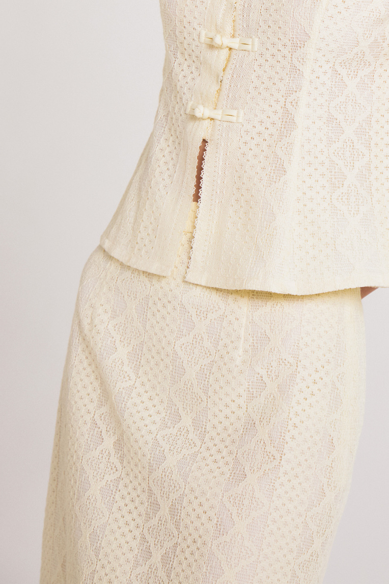 Lace Pencil Skirt
