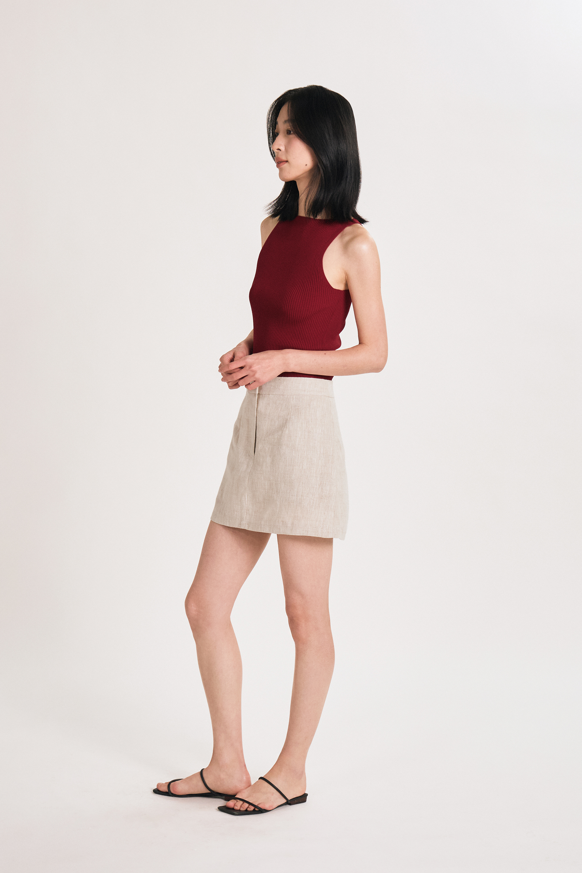 Linen Skorts