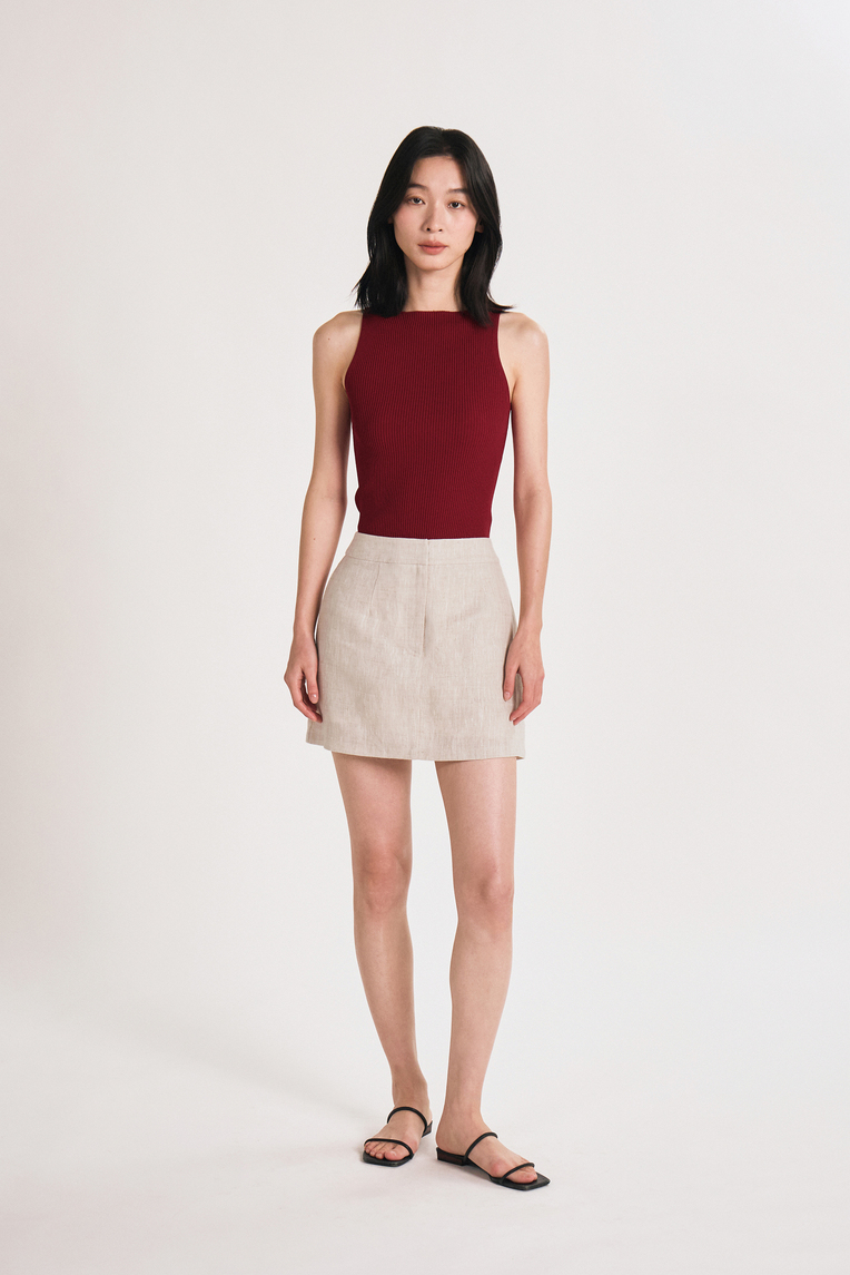 Linen Skorts