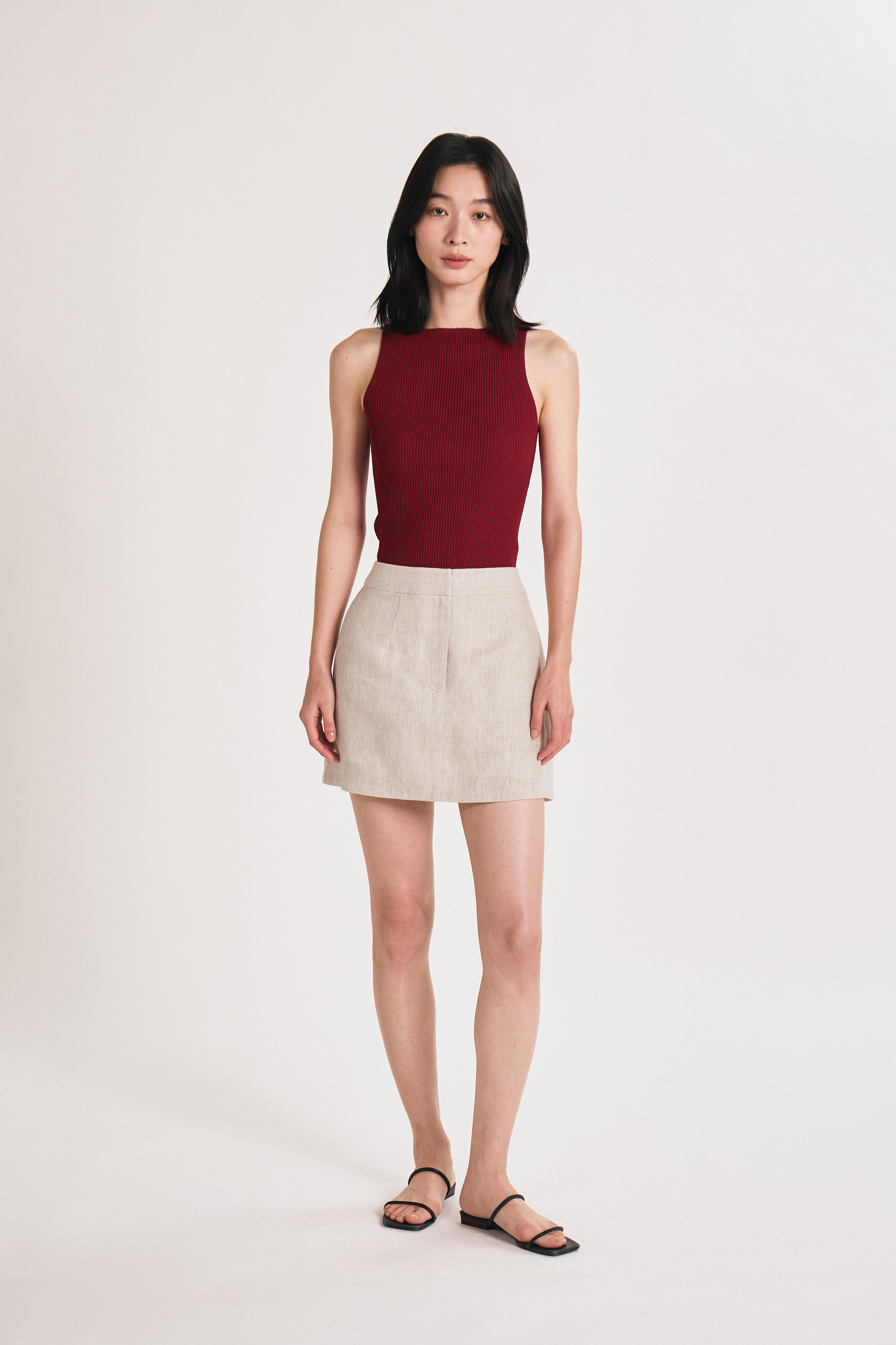 Linen Skorts