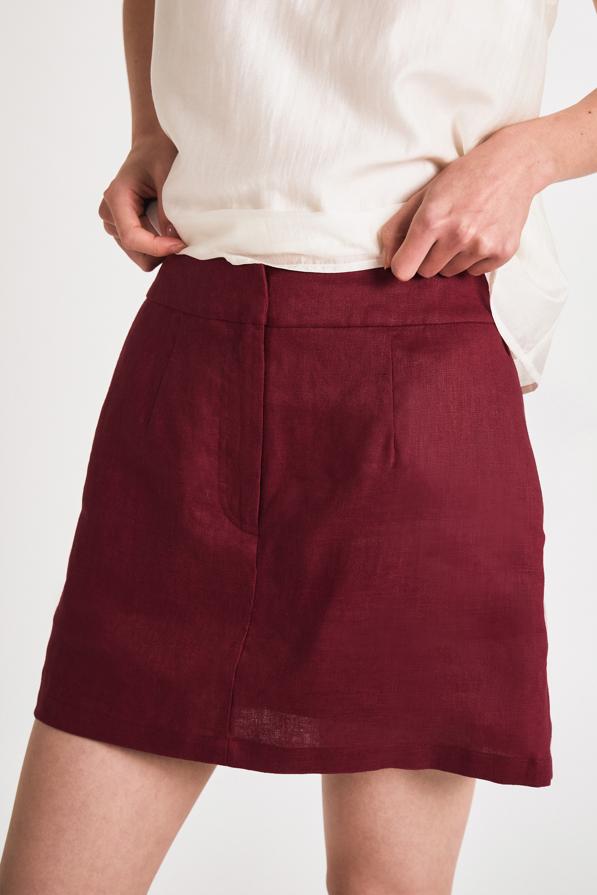 Linen Skorts