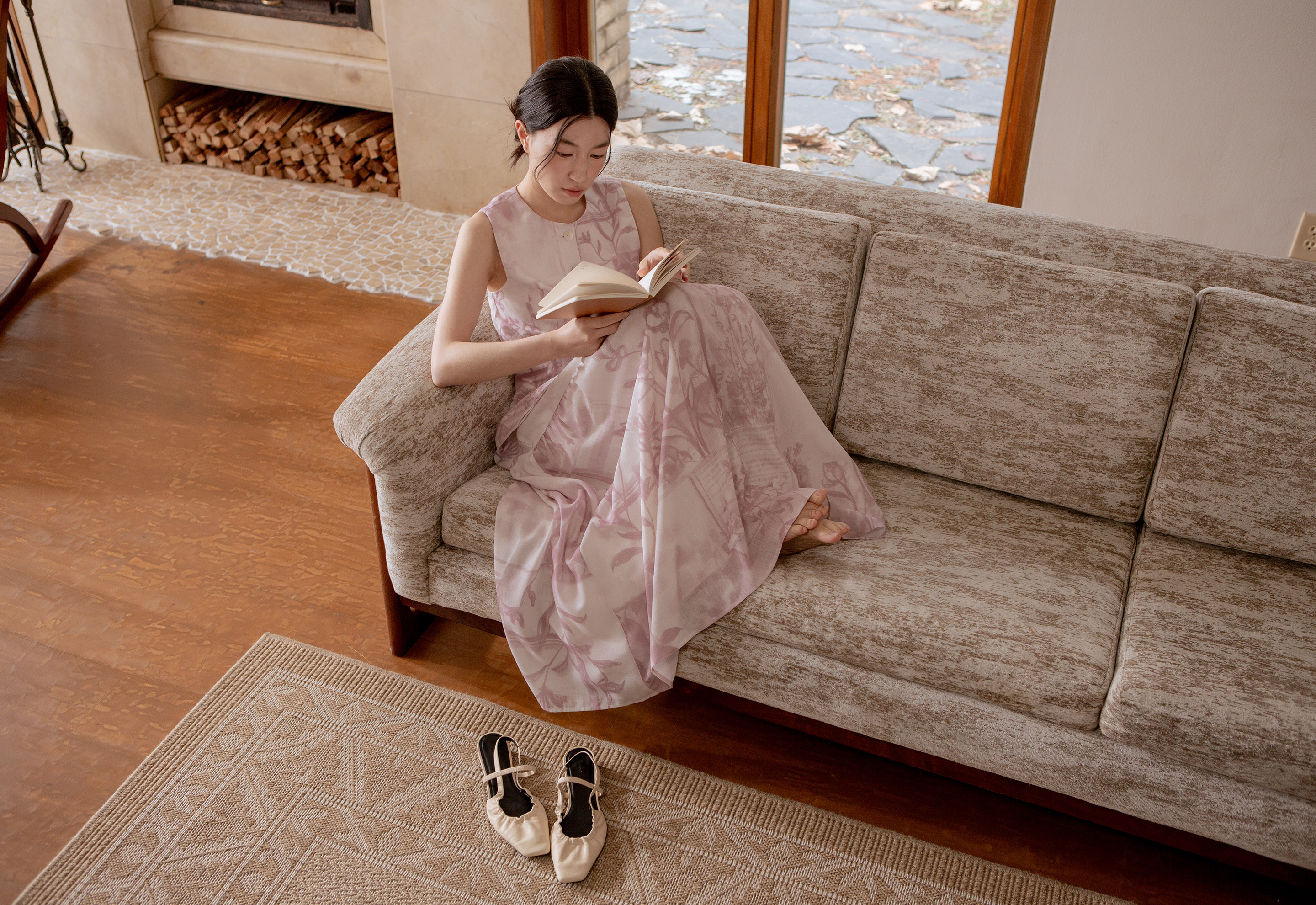 View Tiered Midi Skirt