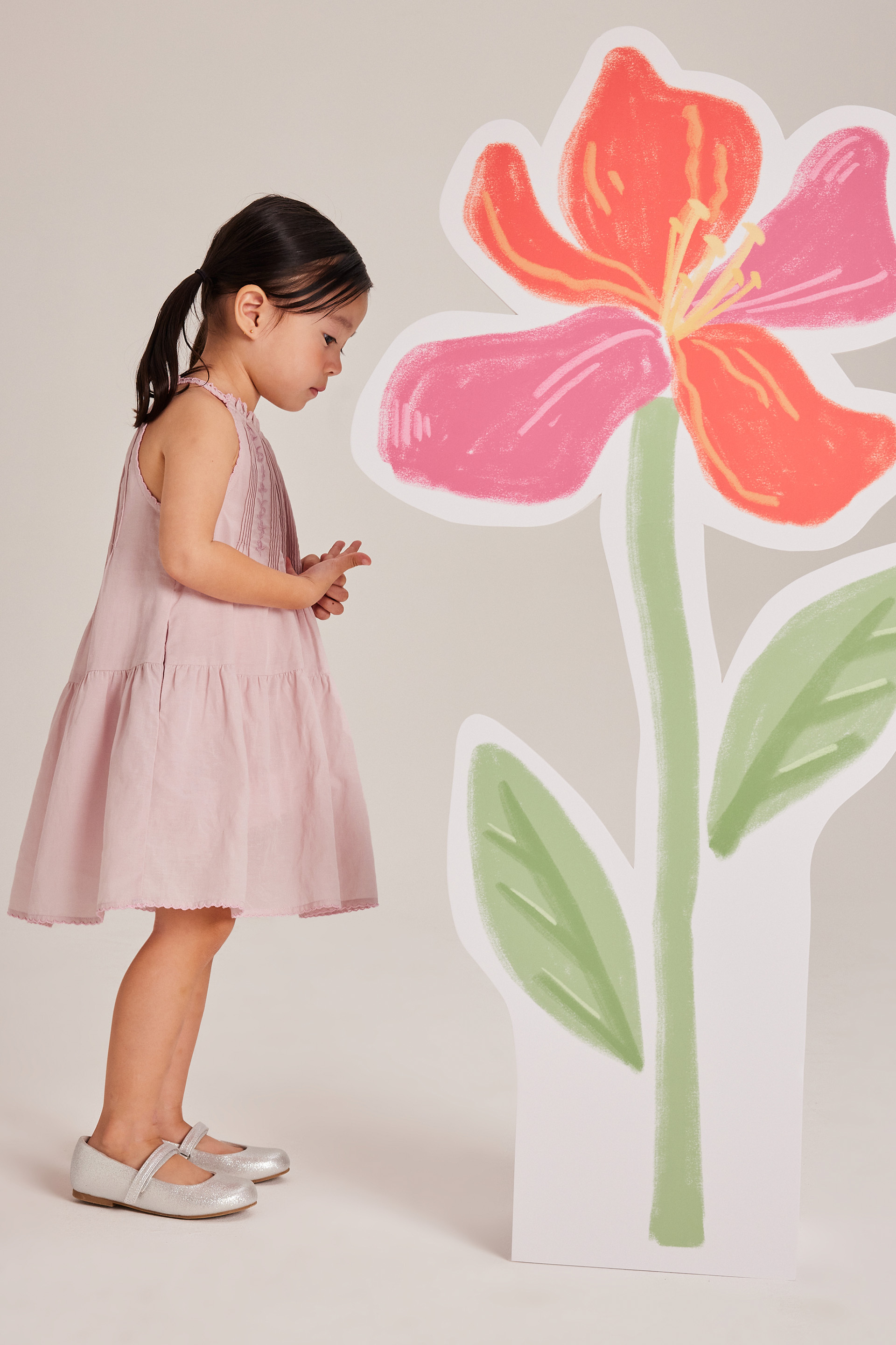 [Pre-order Special] Embroidered Pintuck Halter Dress