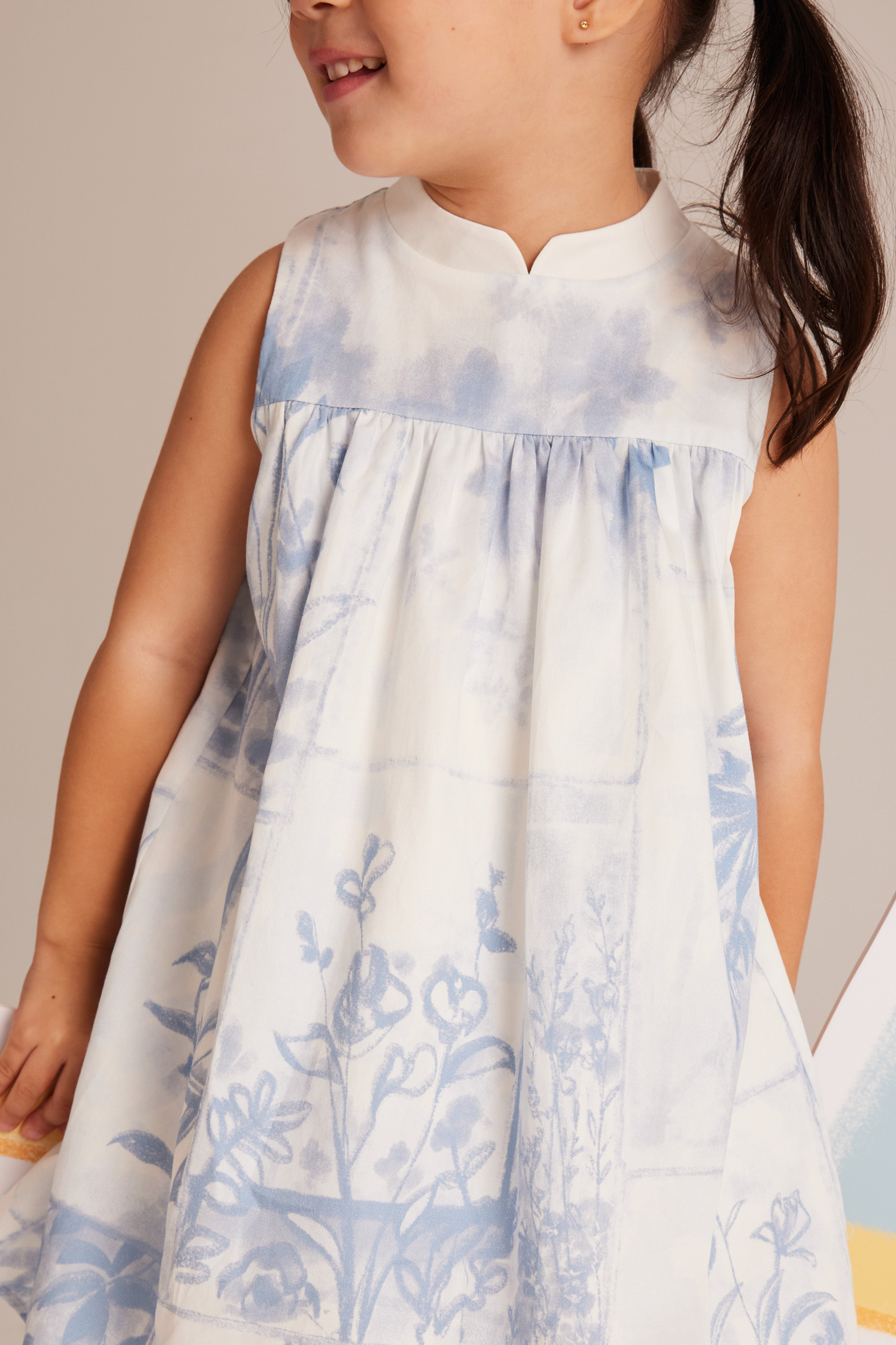 View Mandarin Collar Dress