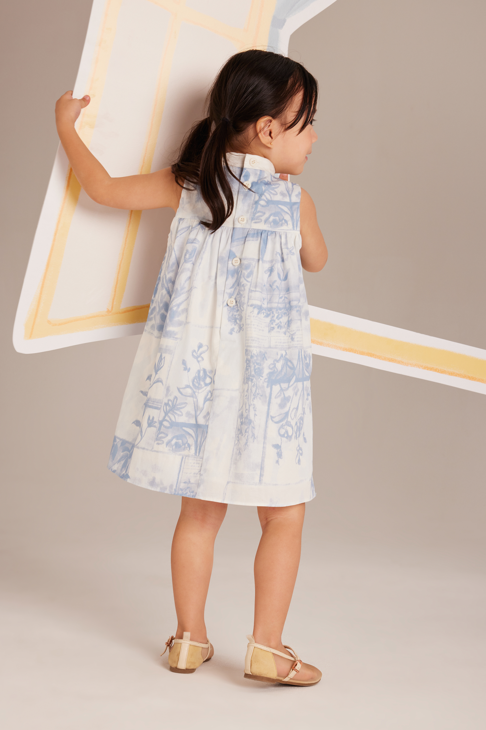 View Mandarin Collar Dress