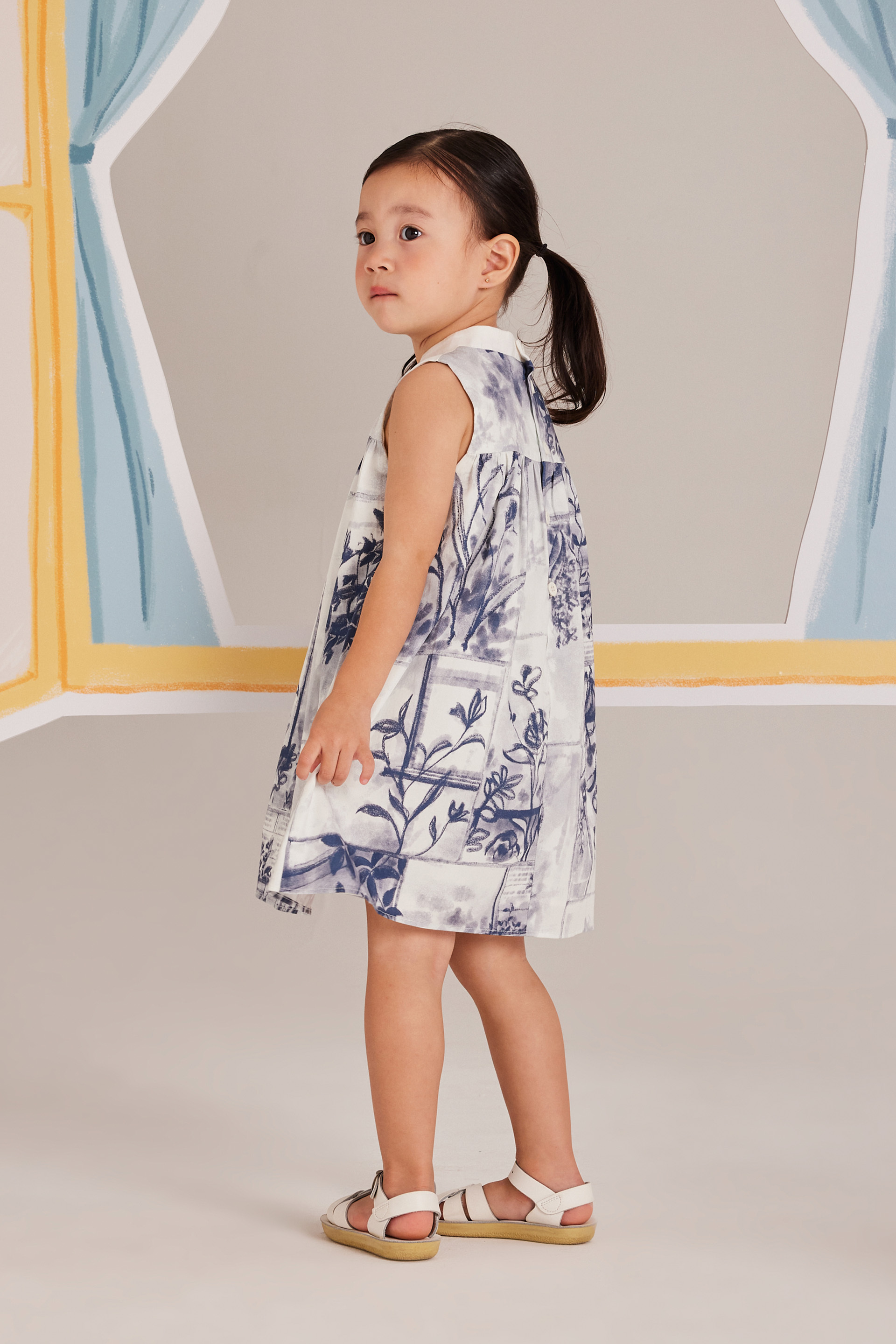 View Mandarin Collar Dress