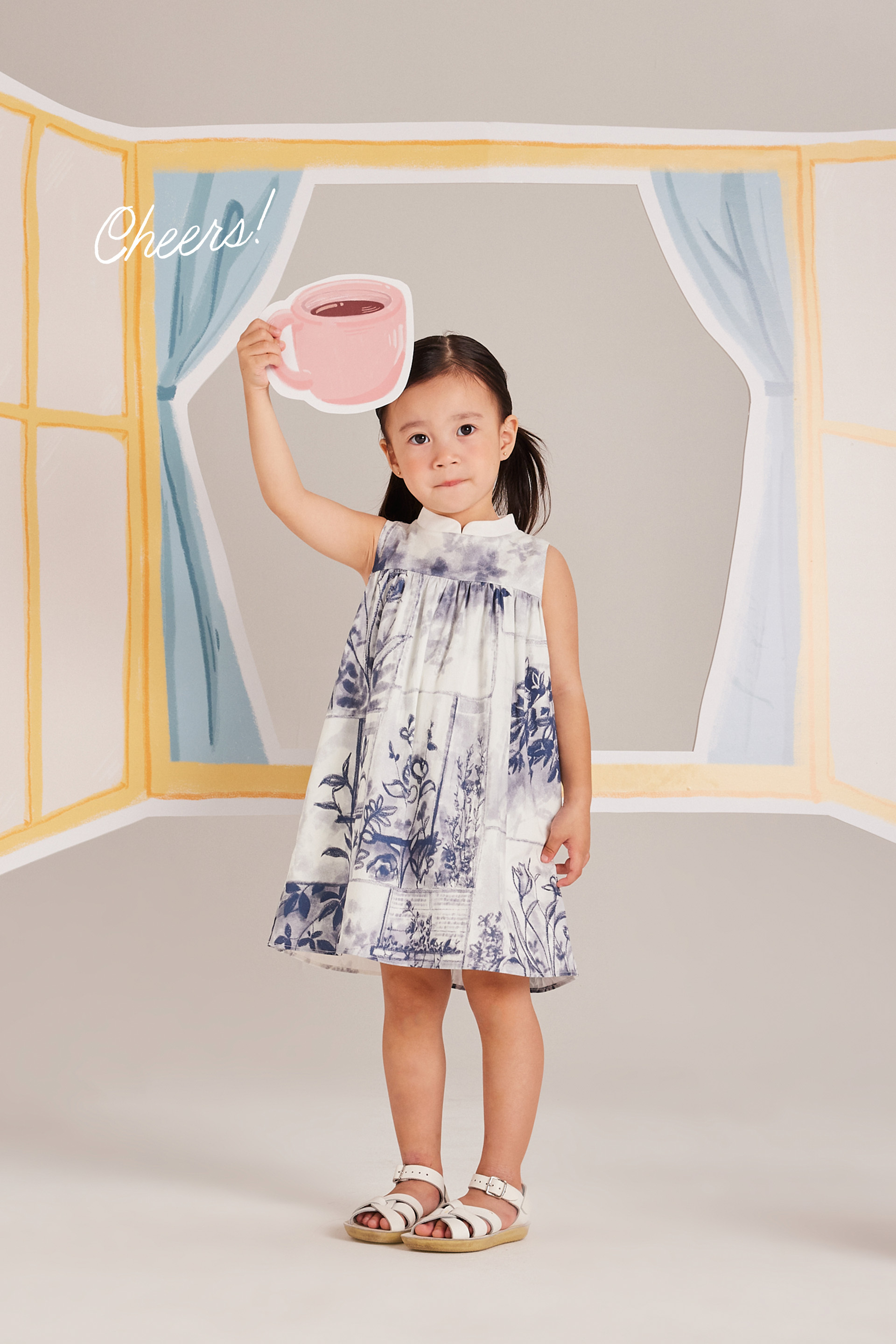 View Mandarin Collar Dress