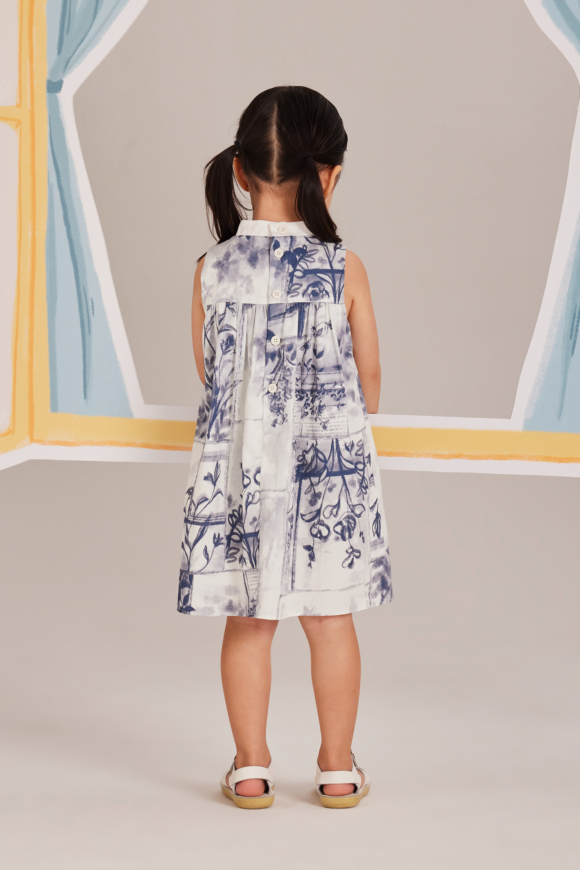 View Mandarin Collar Dress