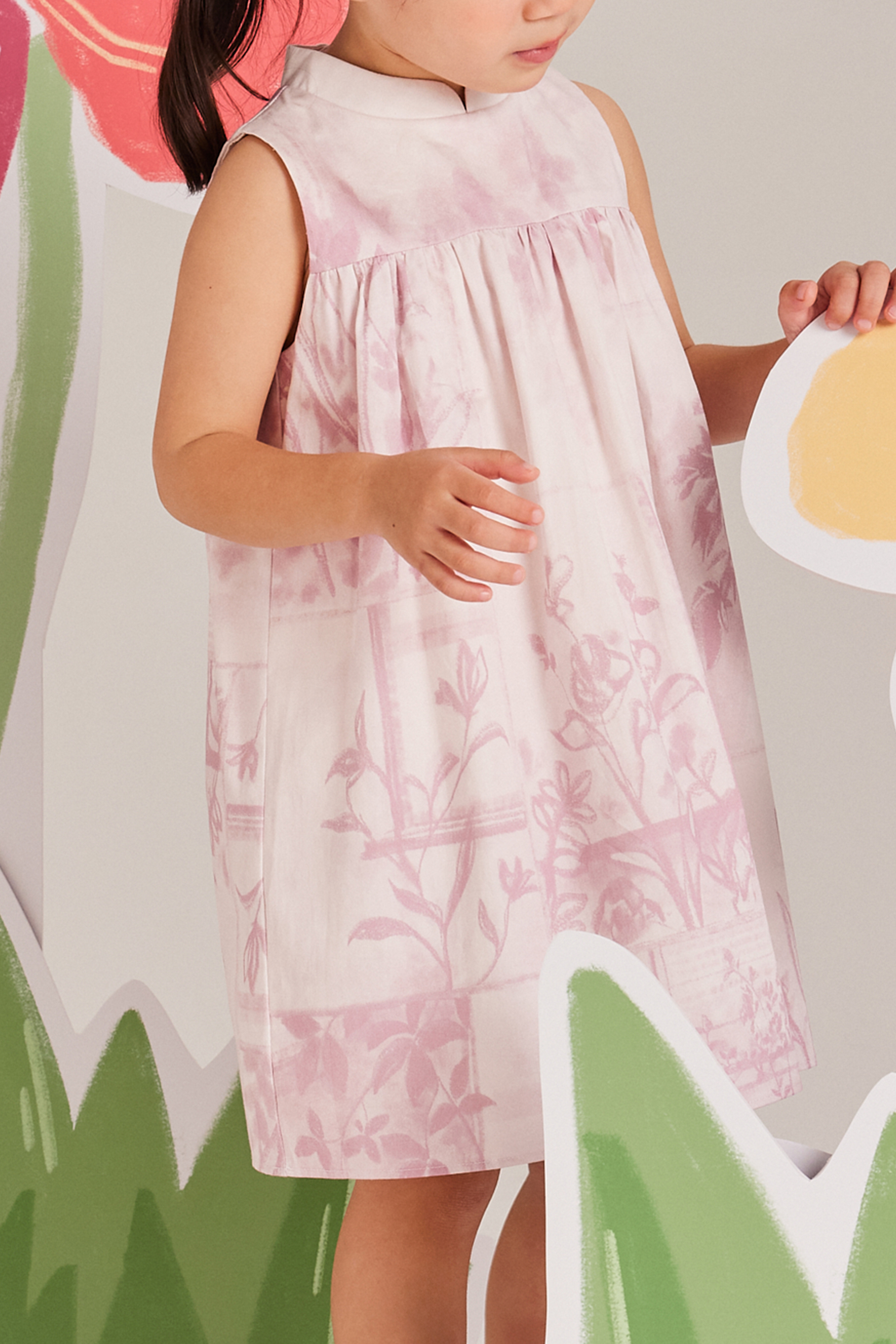 View Mandarin Collar Dress