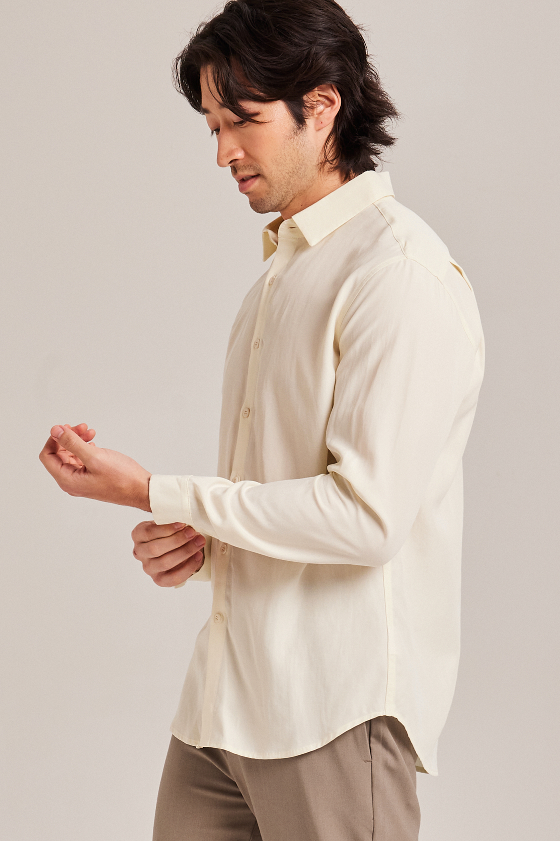 Lyocell Long Sleeve Shirt