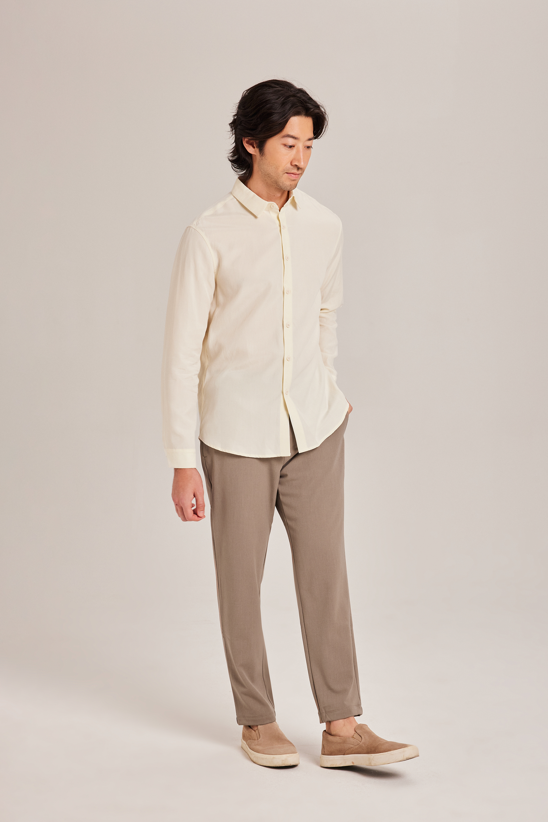Lyocell Long Sleeve Shirt