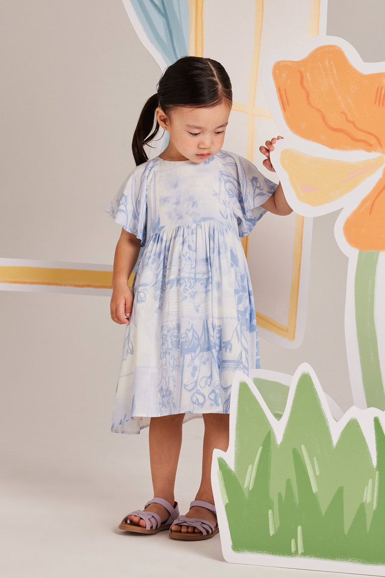 View Flutter Sleeve Dress