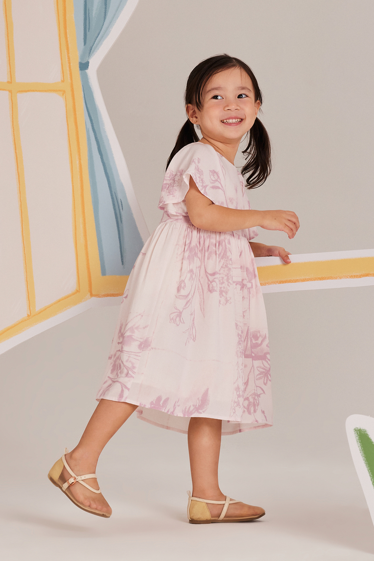 View Flutter Sleeve Dress