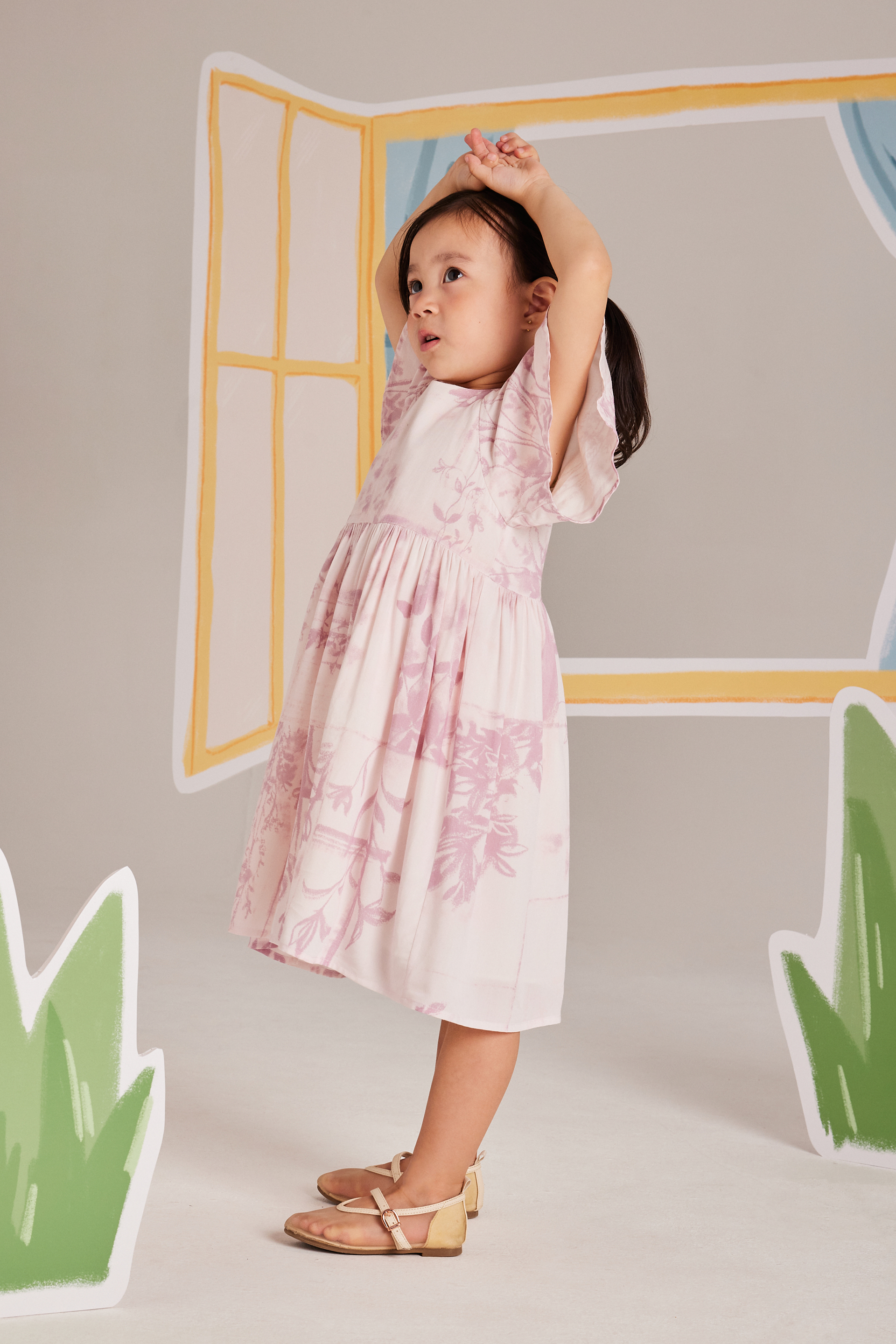 View Flutter Sleeve Dress