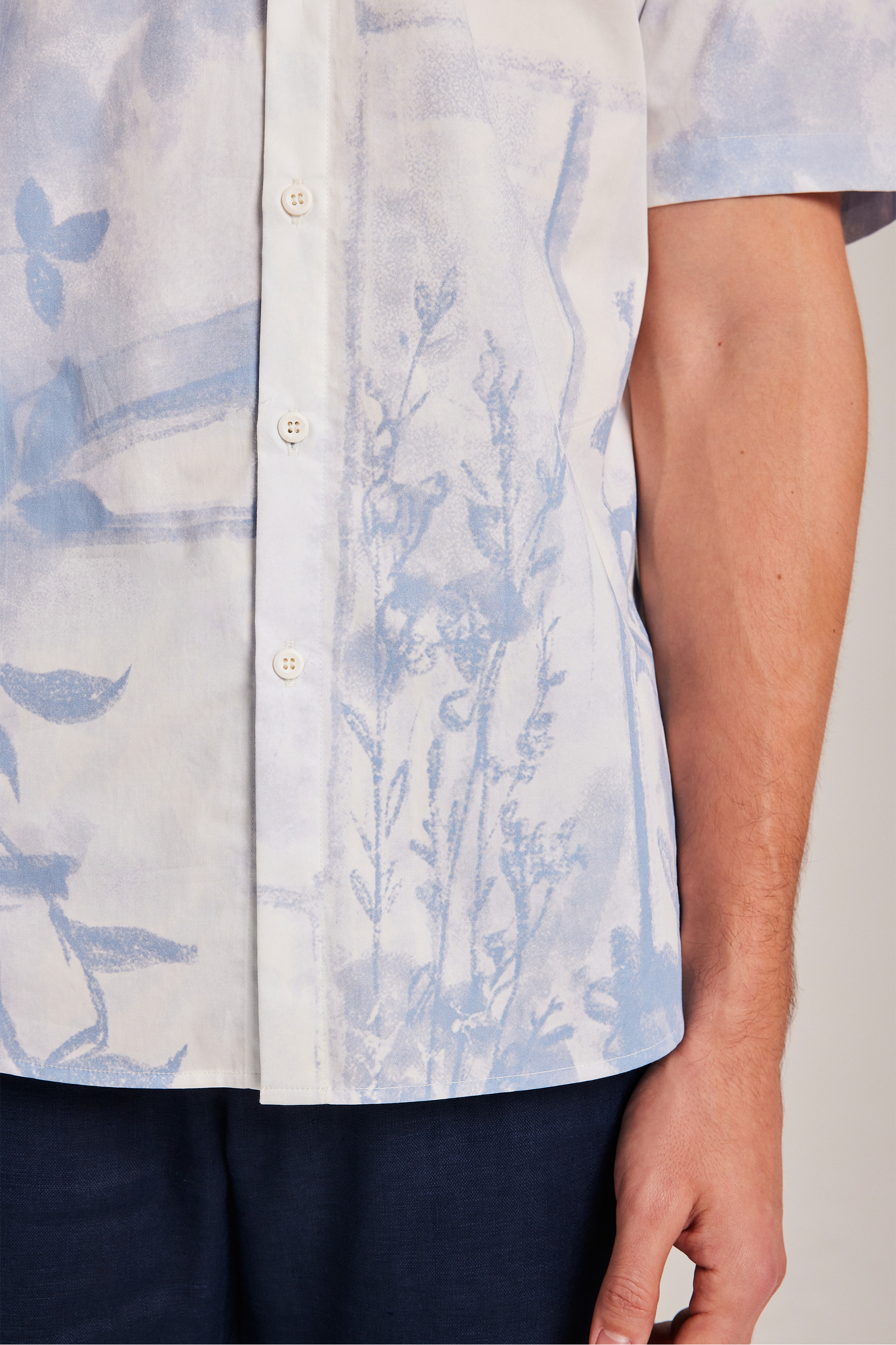 View Mandarin Collar Men’s Shirt