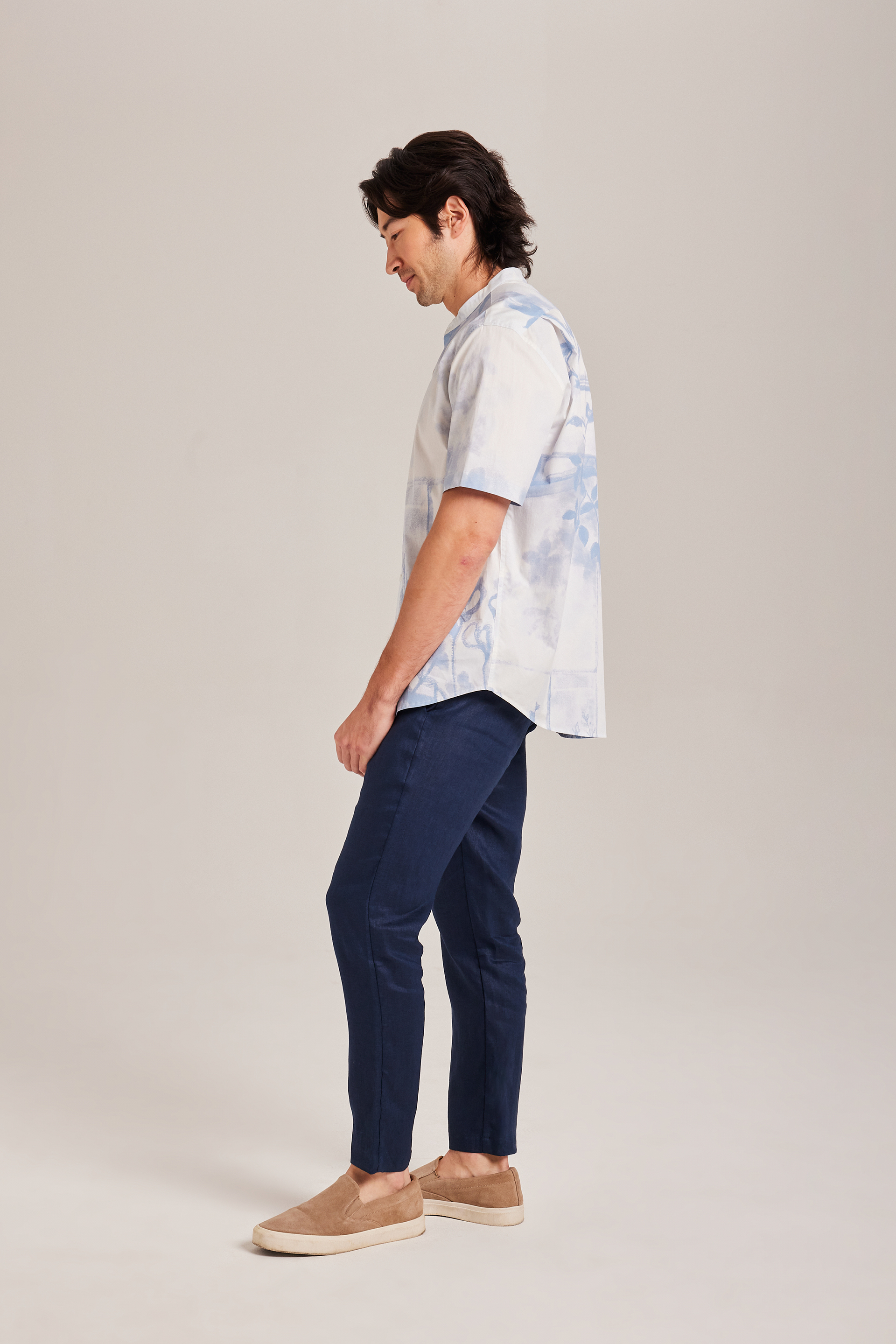 View Mandarin Collar Men’s Shirt