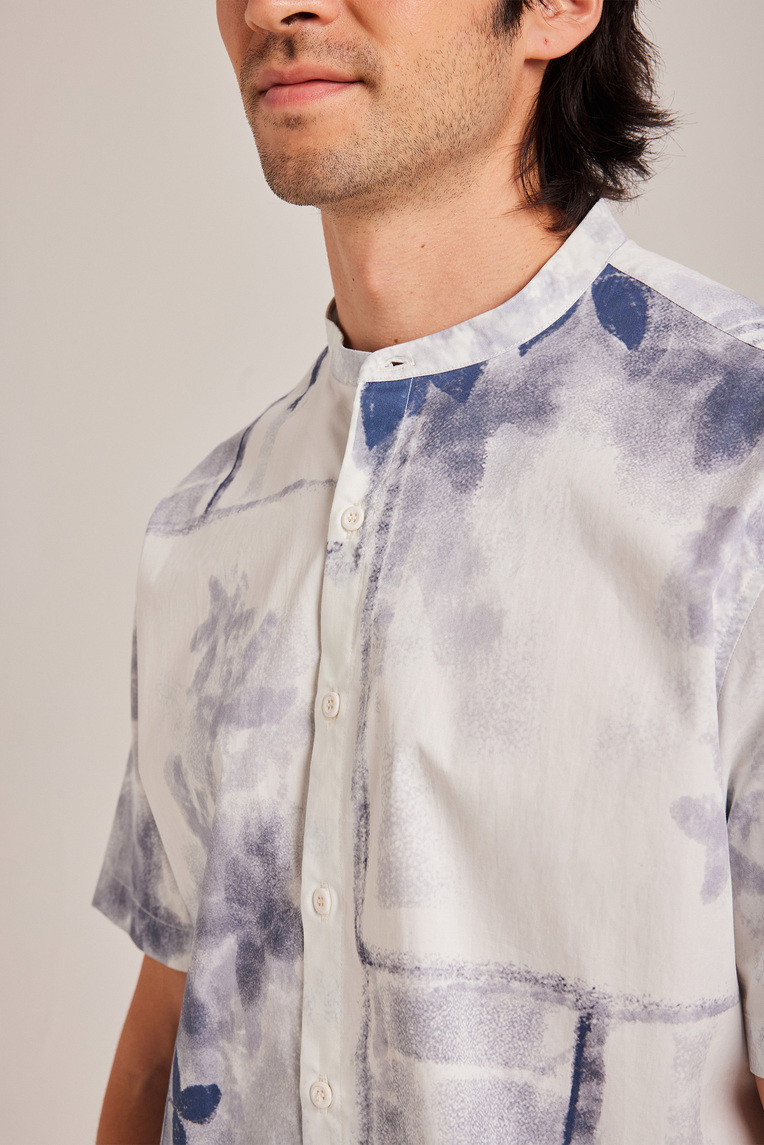 View Mandarin Collar Men’s Shirt