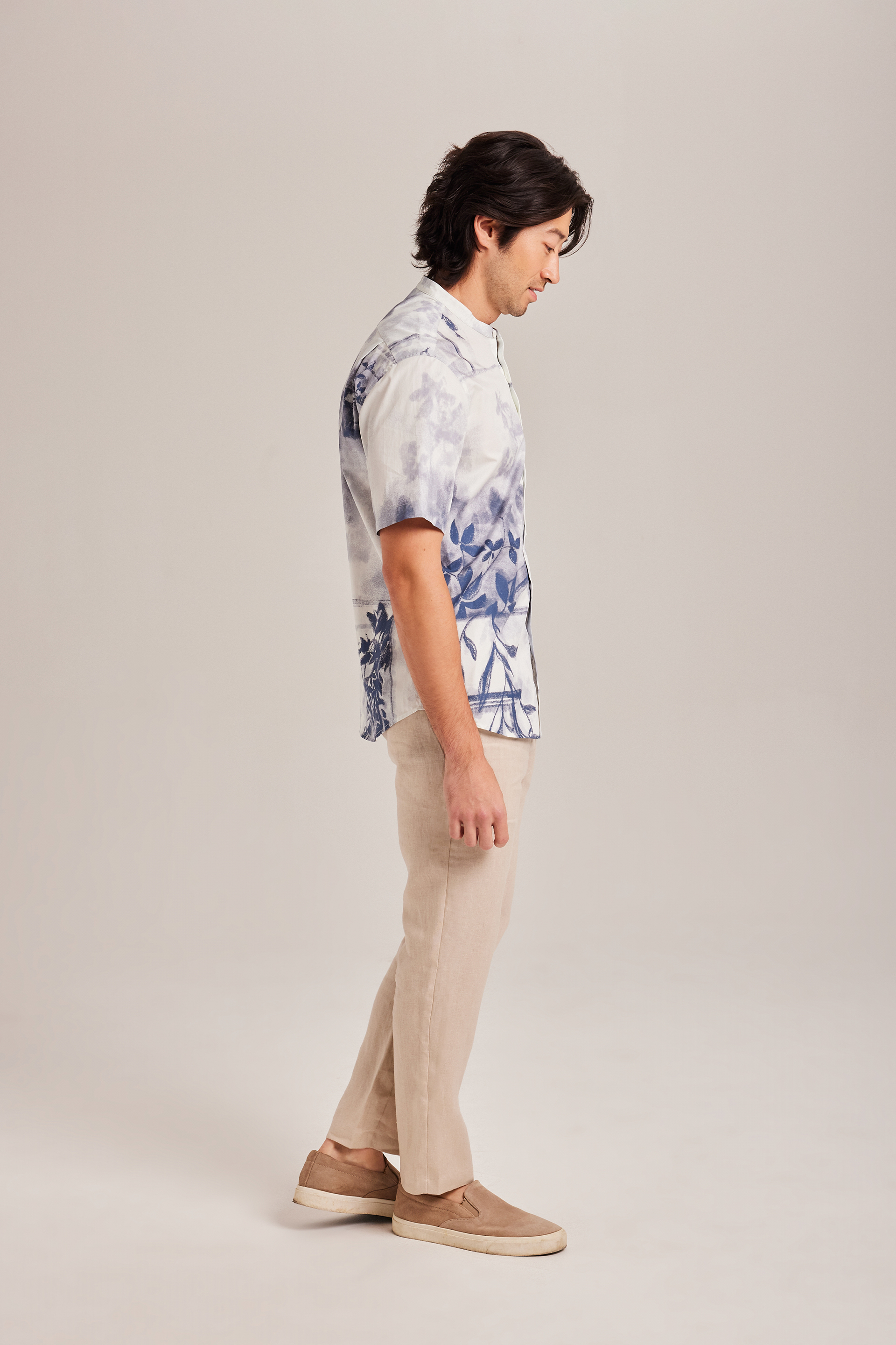 View Mandarin Collar Men’s Shirt