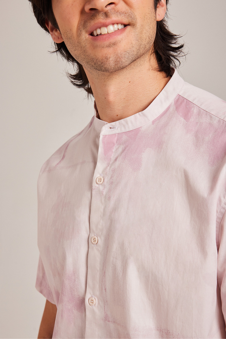 View Mandarin Collar Men’s Shirt