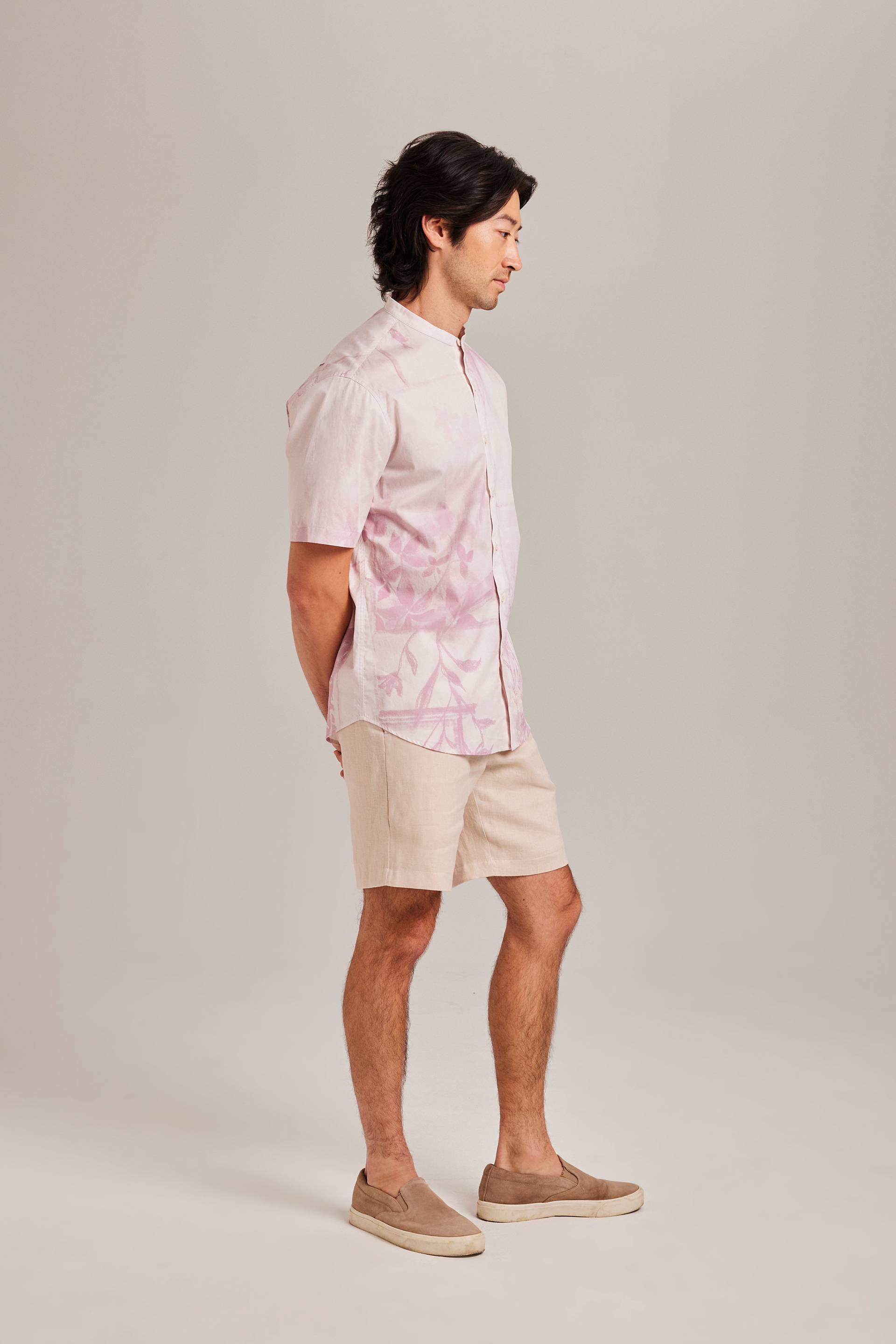 View Mandarin Collar Men’s Shirt