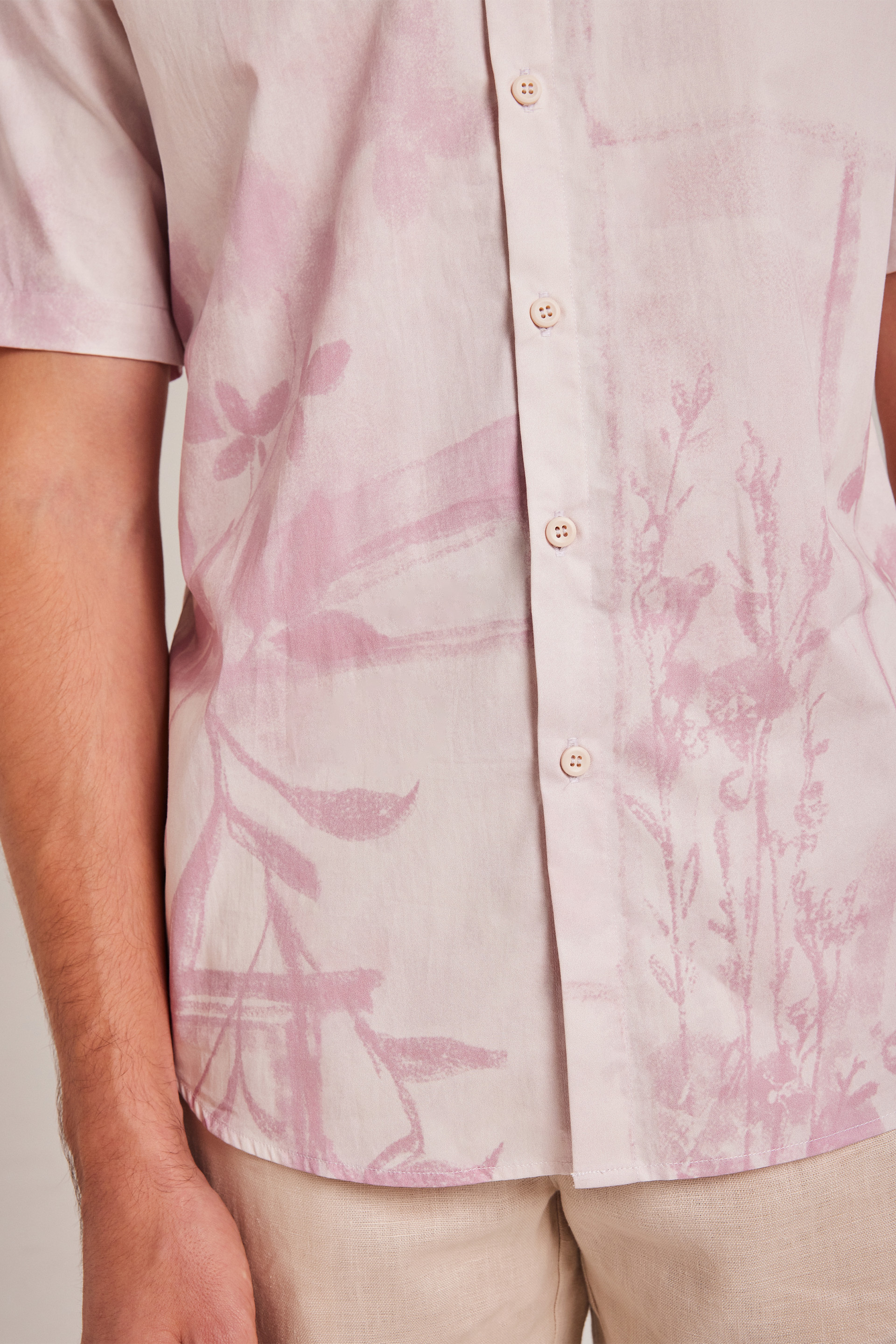 View Mandarin Collar Men’s Shirt